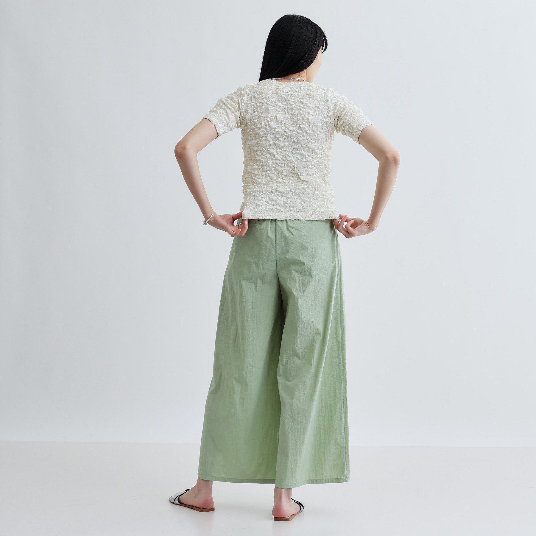 GALLEST「タイプライターラップワイドパンツ」|その他|