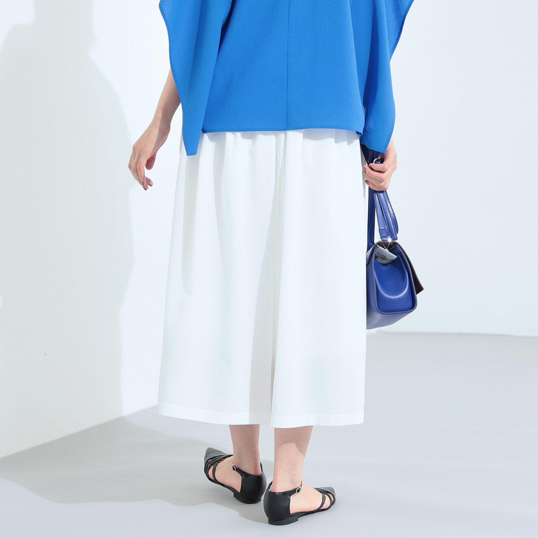 INDIVI「【クールエアー素材／UVケア／セットアップ可能】エアリーフレアパンツ」|その他|