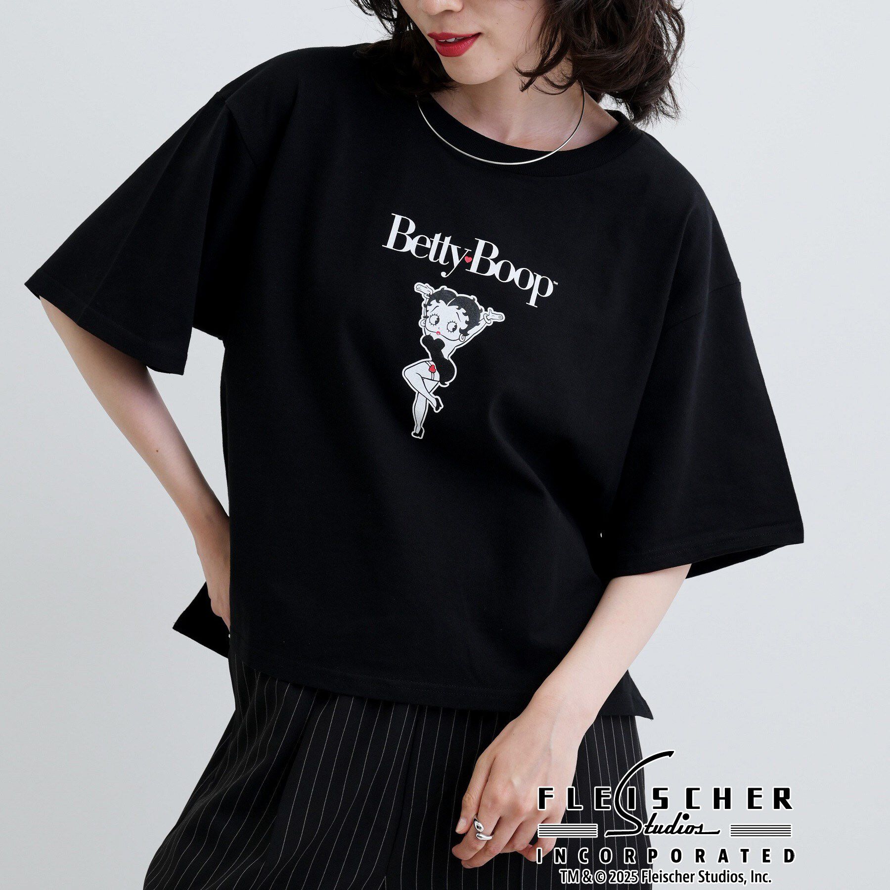 GALLEST「【Betty Boop(TM)】センタープリントワイドTシャツ」|Tシャツ・カットソー|