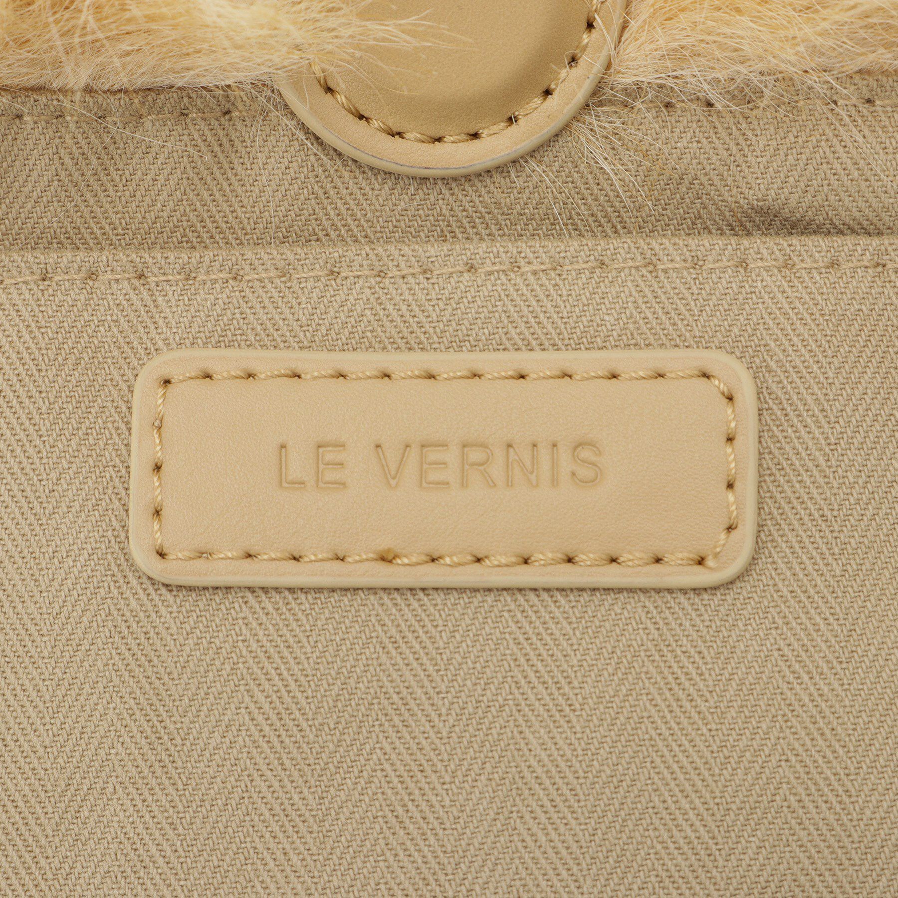 GALLEST「【LE VERNIS】ポワールフラッフィーファーバッグ」|ハンドバッグ|