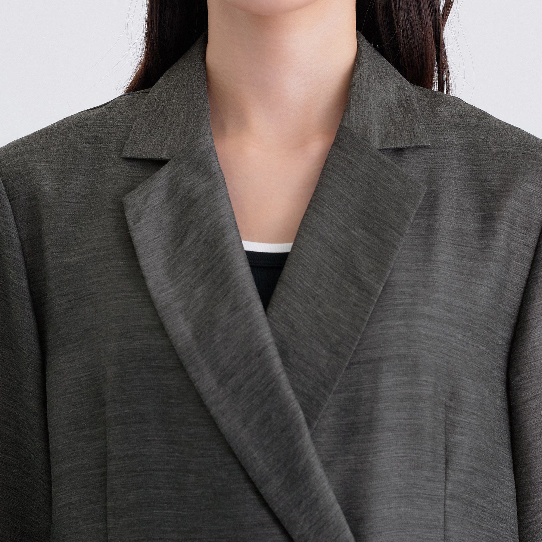 INDIVI「ライトダブルジャケット」|テーラードジャケット|