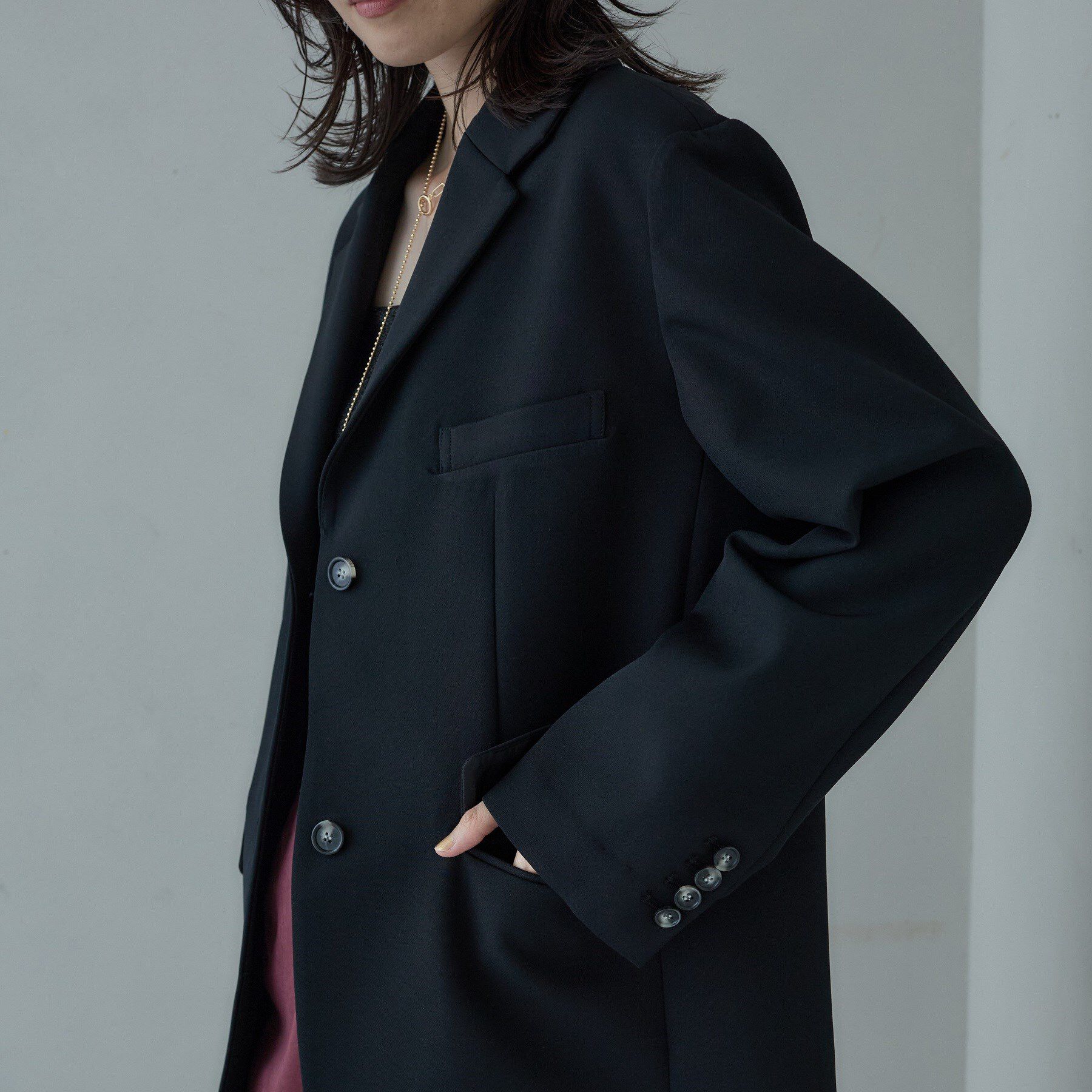 GALLEST「ダブルクロスオーバージャケット」|テーラードジャケット|