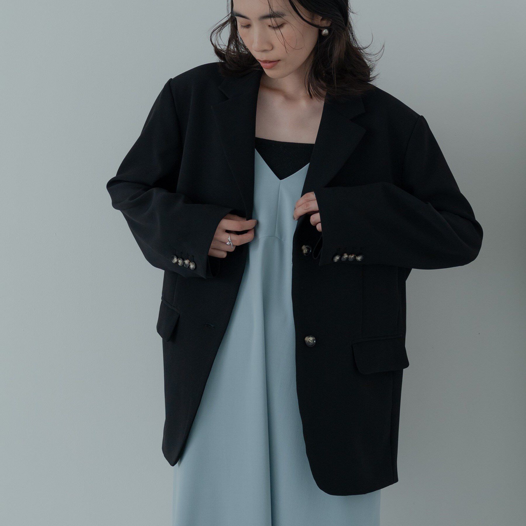 GALLEST「ダブルクロスオーバージャケット」|テーラードジャケット|