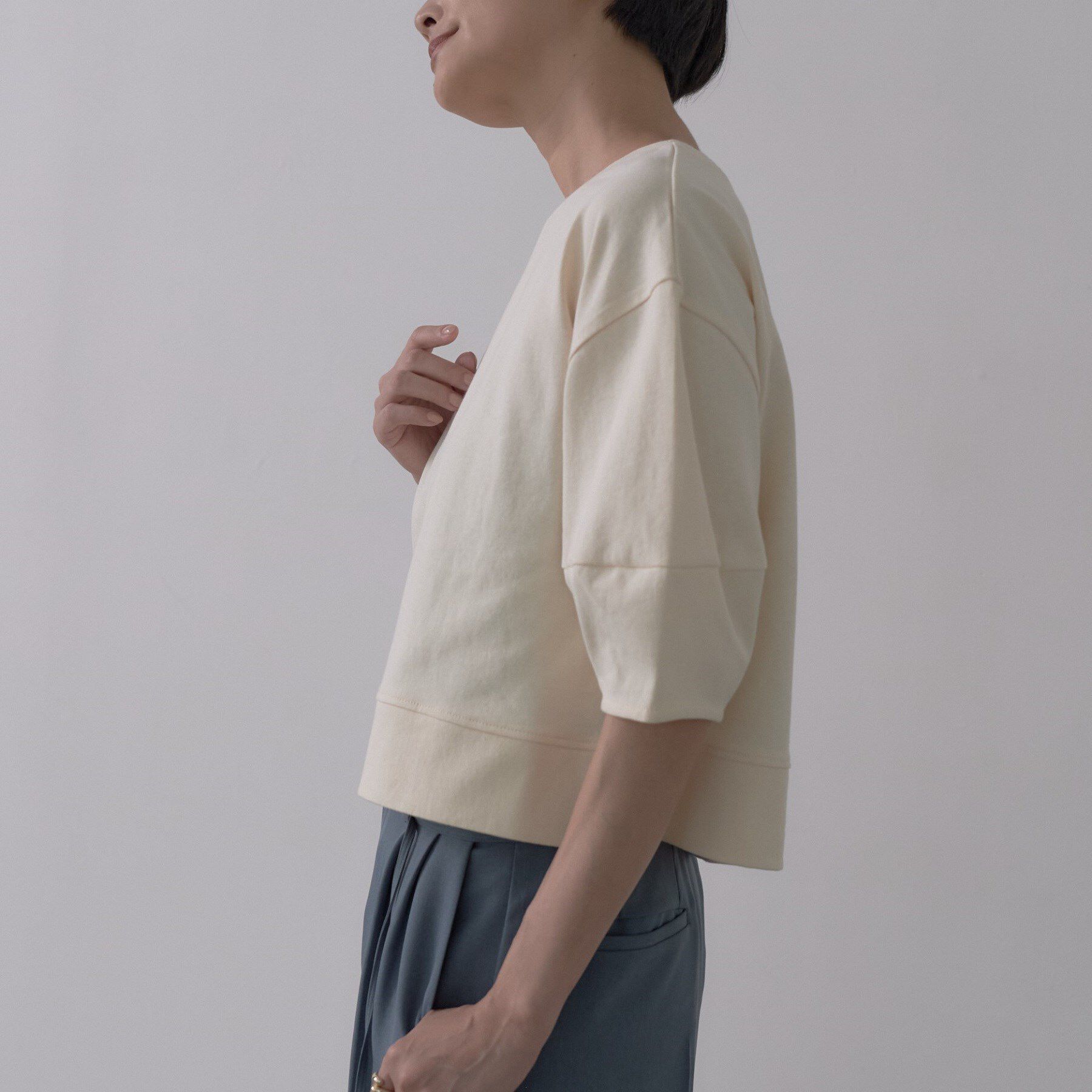 GALLEST「フォルムスリーブカットソー」|Tシャツ・カットソー|