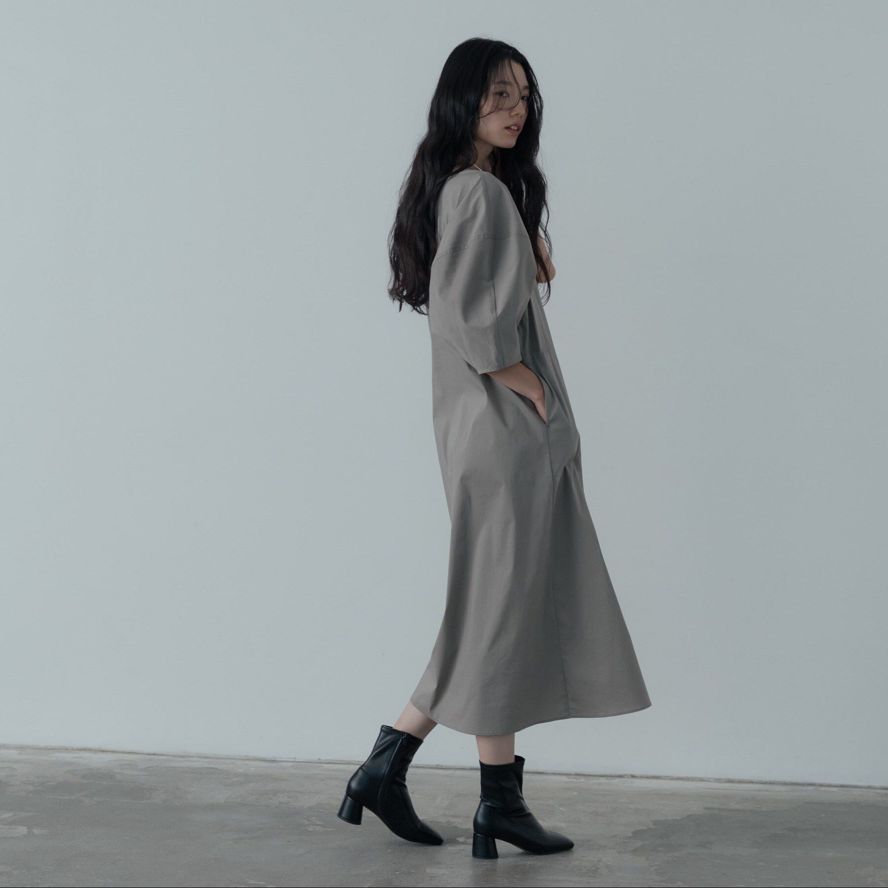 GALLEST「フォルムスリーブワンピース」|ワンピース|