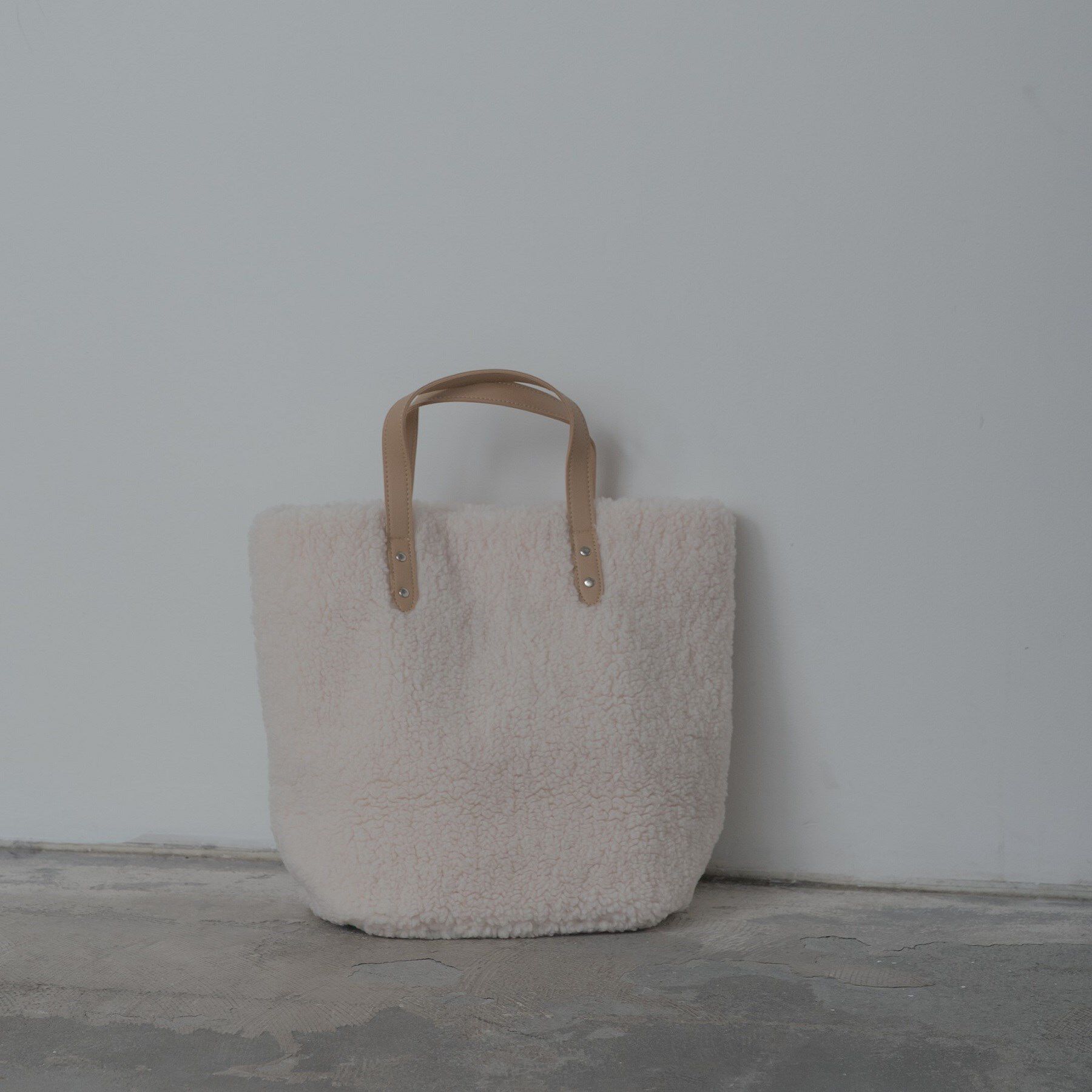 GALLEST「ボアトート」|トートバッグ|オフホワイト(003