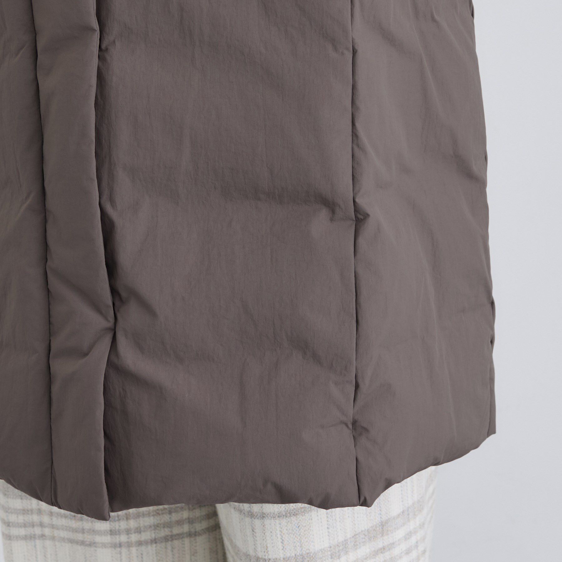 INDIVI「【撥水／洗える】ステッチレス ロングダウンコート」|ダウン|