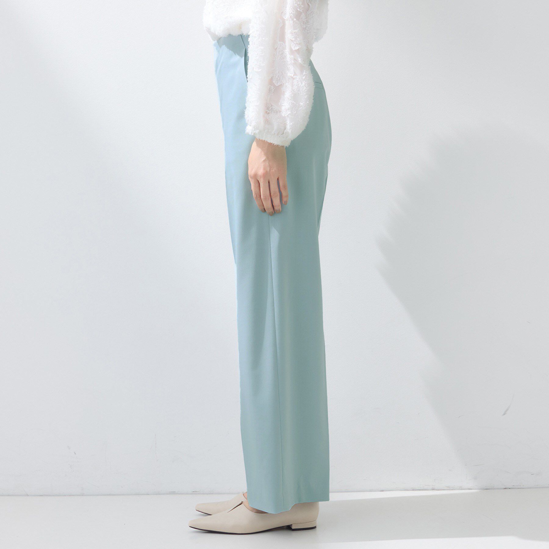 INDIVI「【新作褒められパンツ】快温ワイドパンツ」|その他|