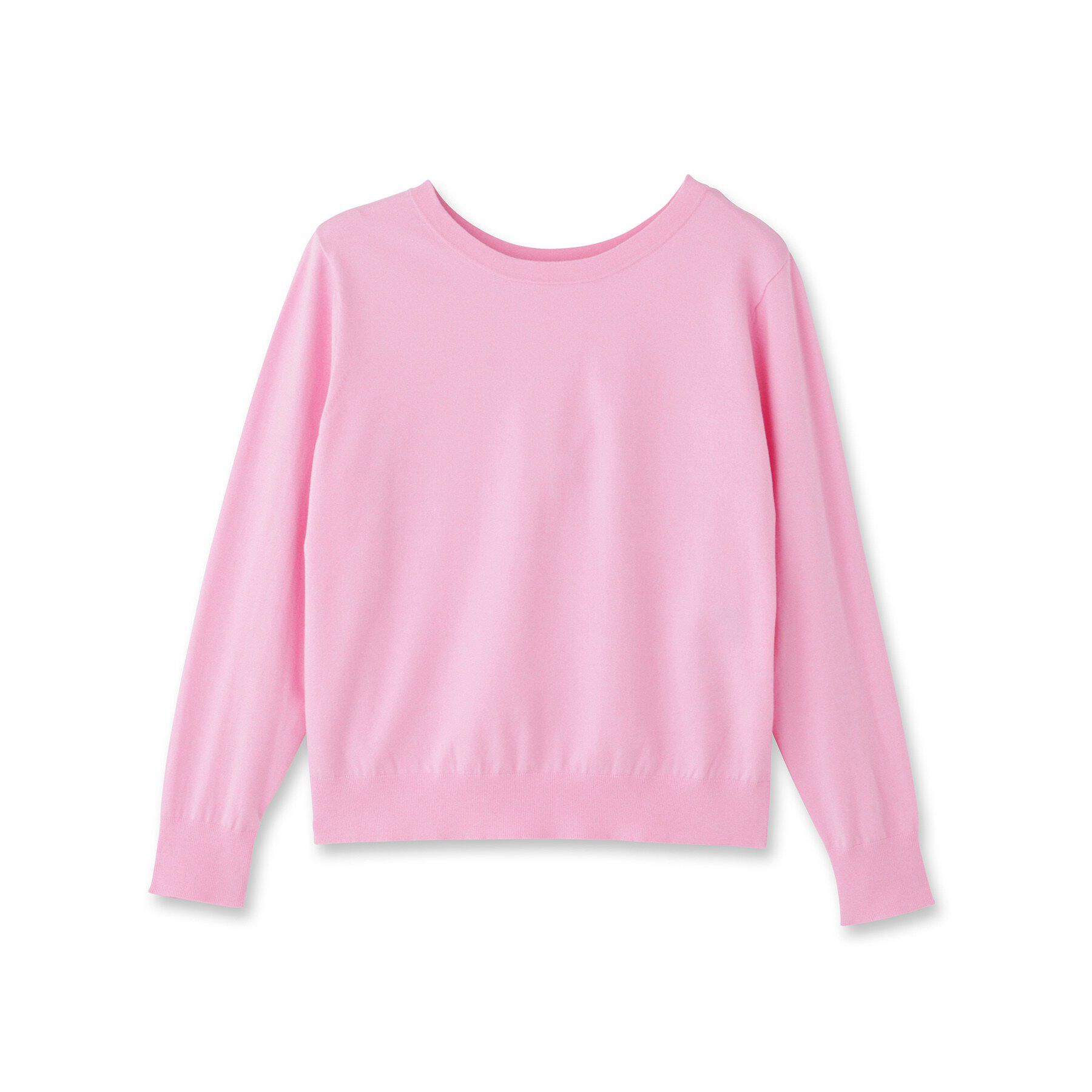 INDIVI「【洗える／アンサンブル可能】シンプルデザインニット」|ニット・セーター|