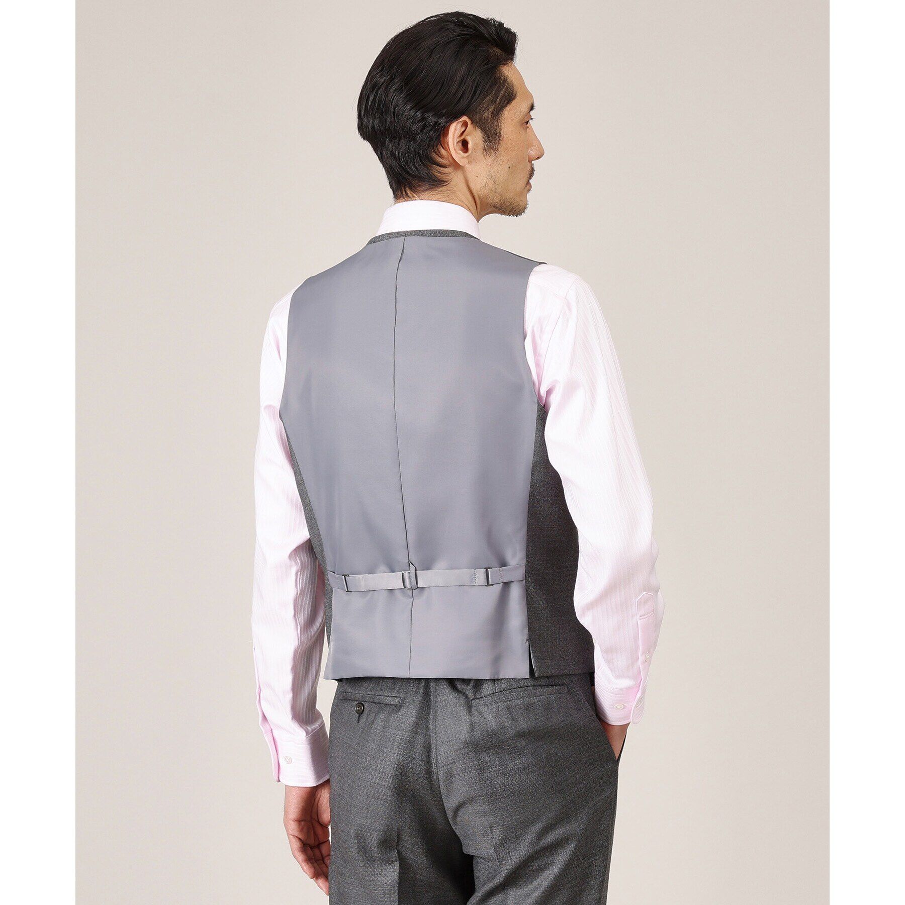 TAKEO KIKUCHI「【3ピース対応】シャイニーシャークピンヘッド ベスト」|スーツ|