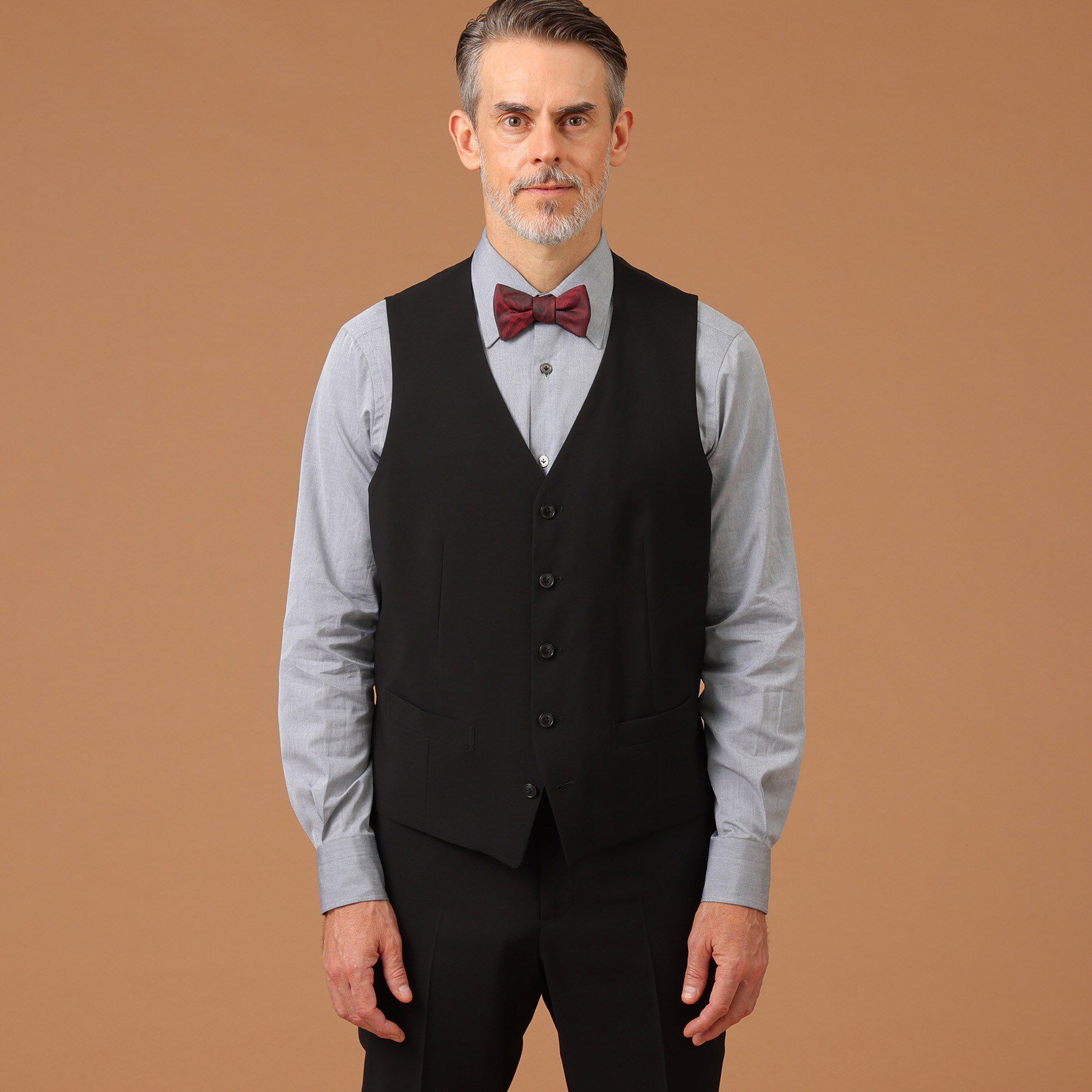 40CARATS&525「【Sサイズ～】ディープブラック ヴェスト」|スーツ|