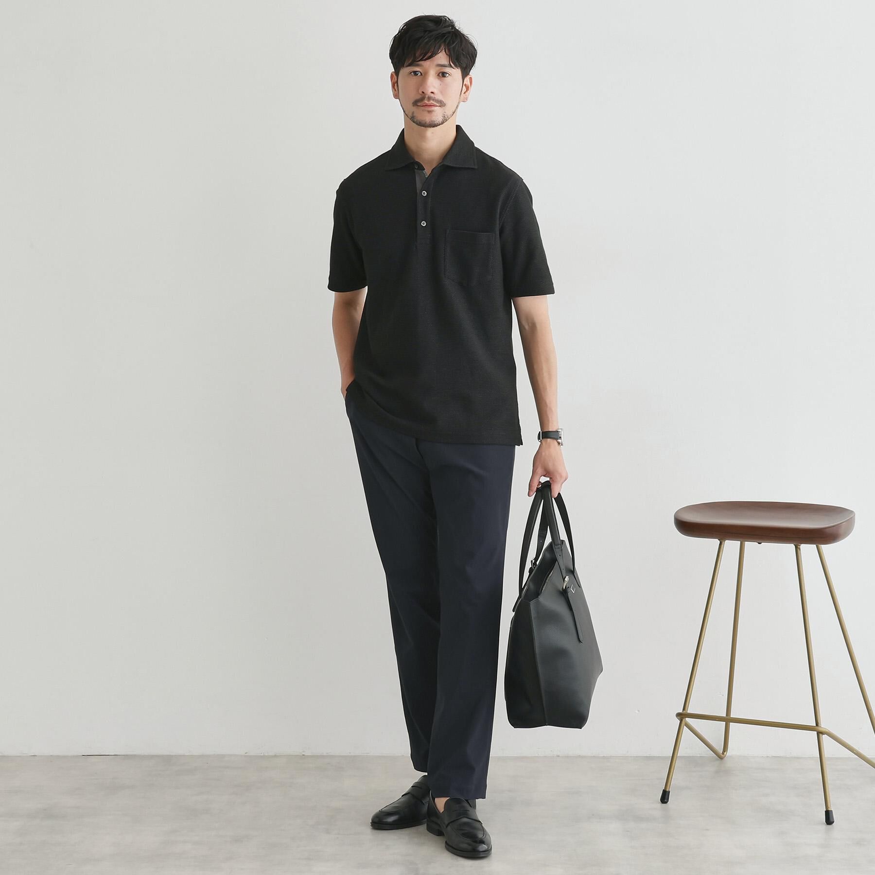 TAKEO KIKUCHI「【抗菌防臭／9色5サイズ展開】ハニカムメランジ ポロシャツ」|ポロシャツ|