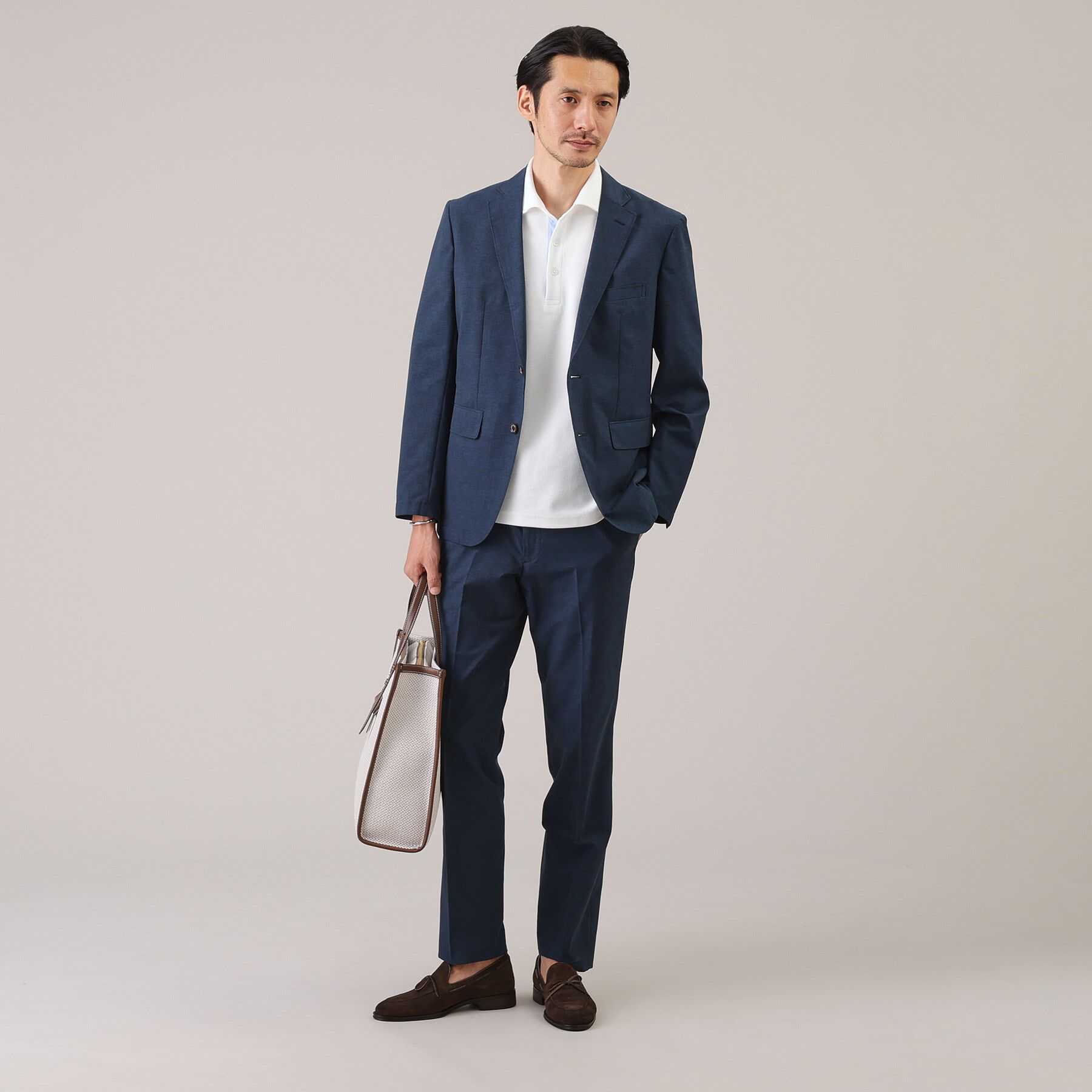 TAKEO KIKUCHI「【抗菌防臭／9色5サイズ展開】ハニカムメランジ ポロシャツ」|ポロシャツ|