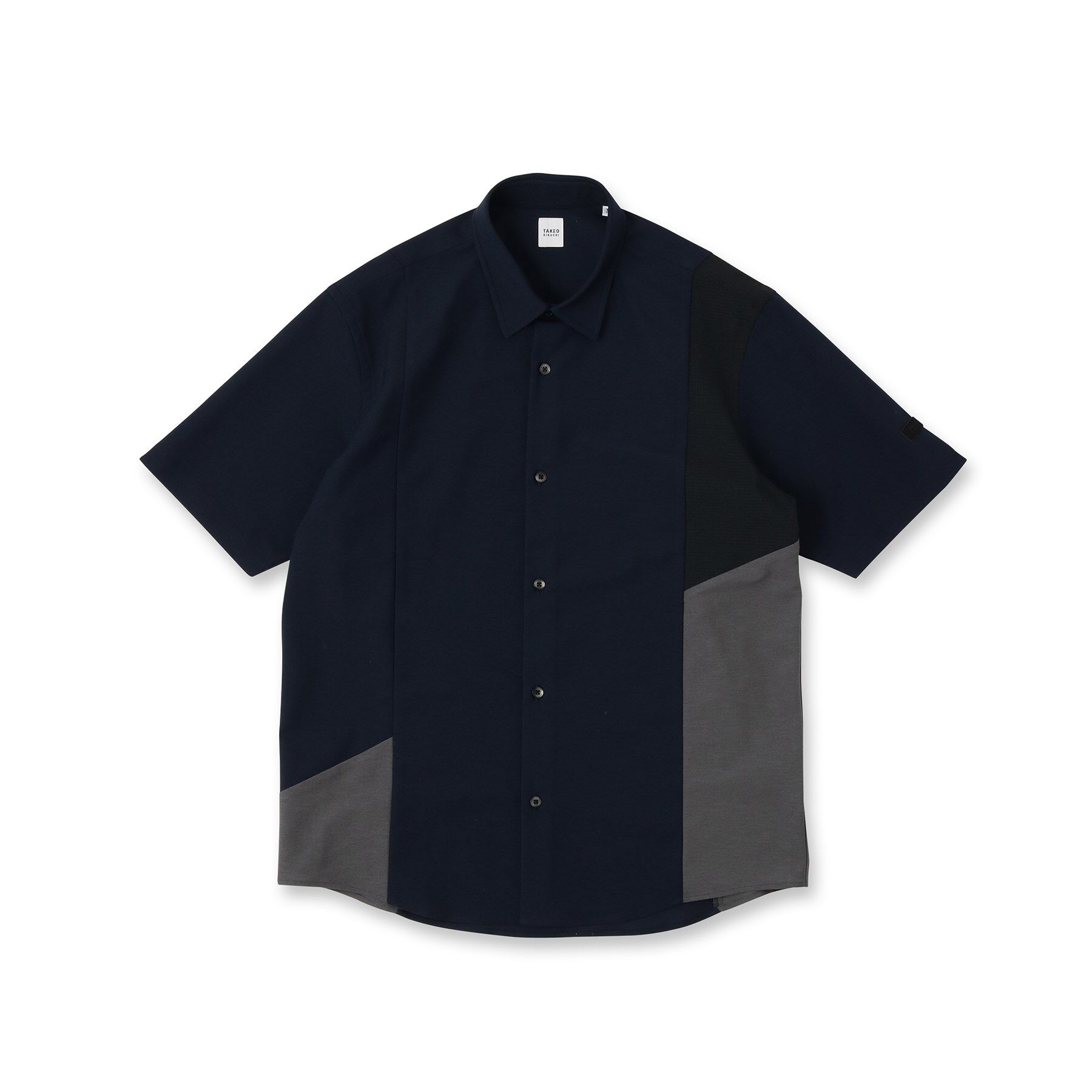 TAKEO KIKUCHI「サイド切り替え 半袖シャツ」|シャツ・ブラウス|