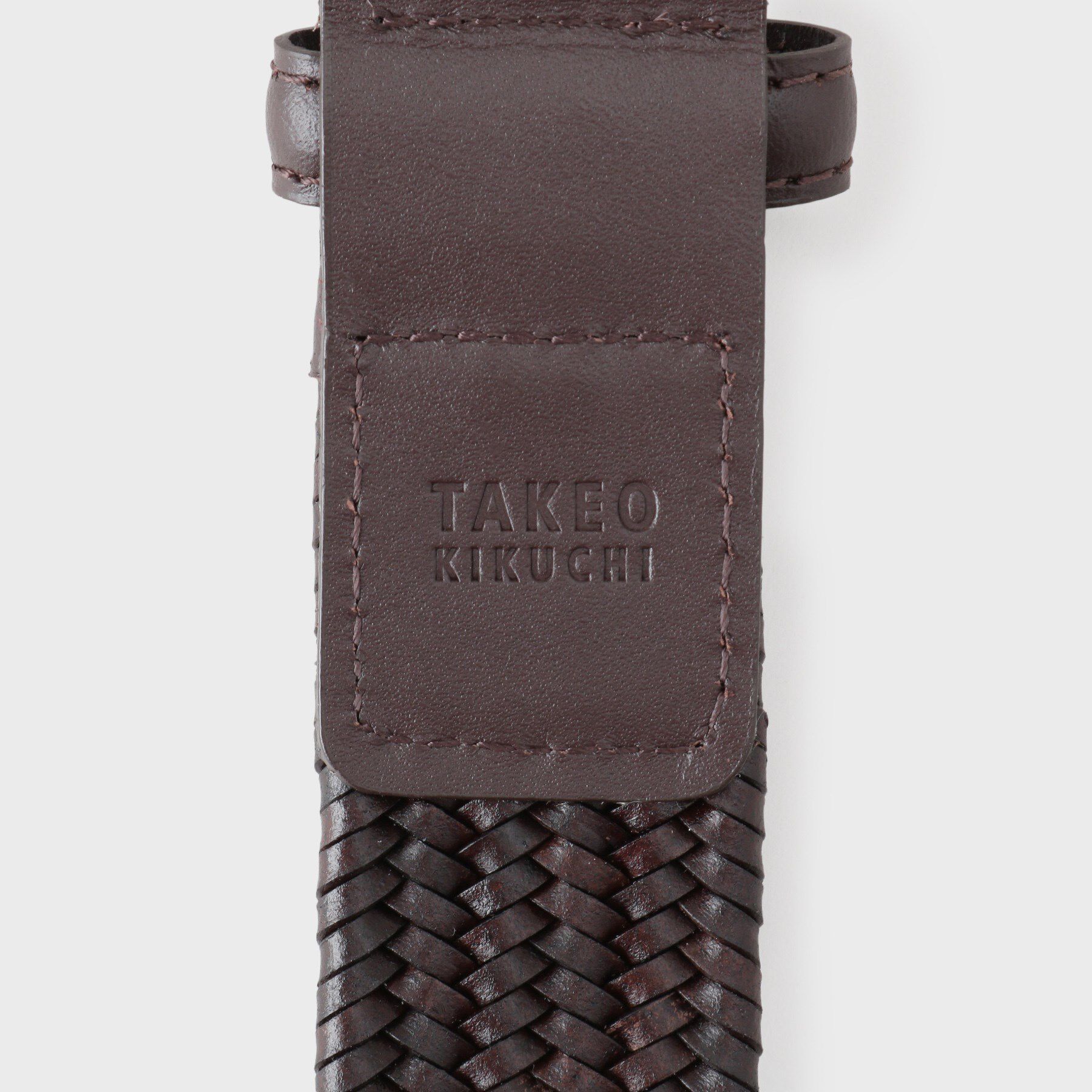 TAKEO KIKUCHI「レザーゴムメッシュベルト」|ベルト|