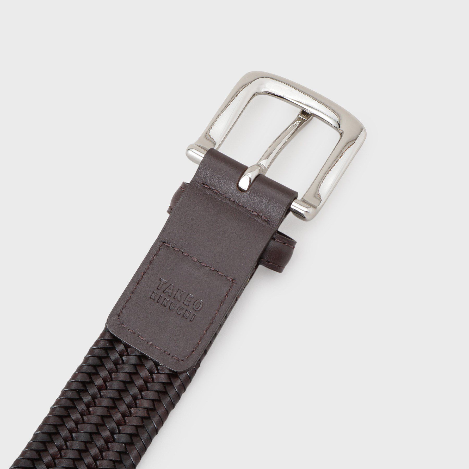 TAKEO KIKUCHI「レザーゴムメッシュベルト」|ベルト|