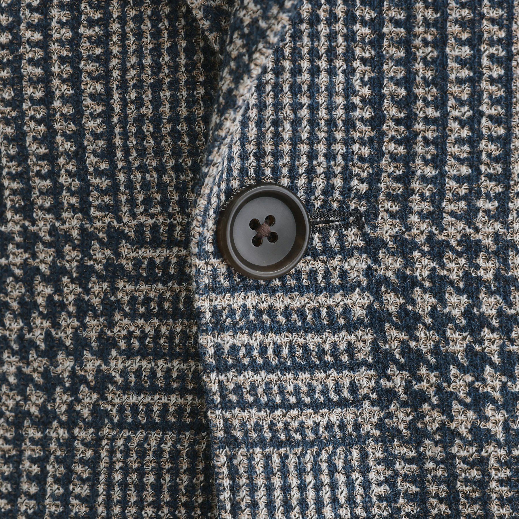 TAKEO KIKUCHI「グレンチェックプリント ジャージ ジャケット」|テーラードジャケット|