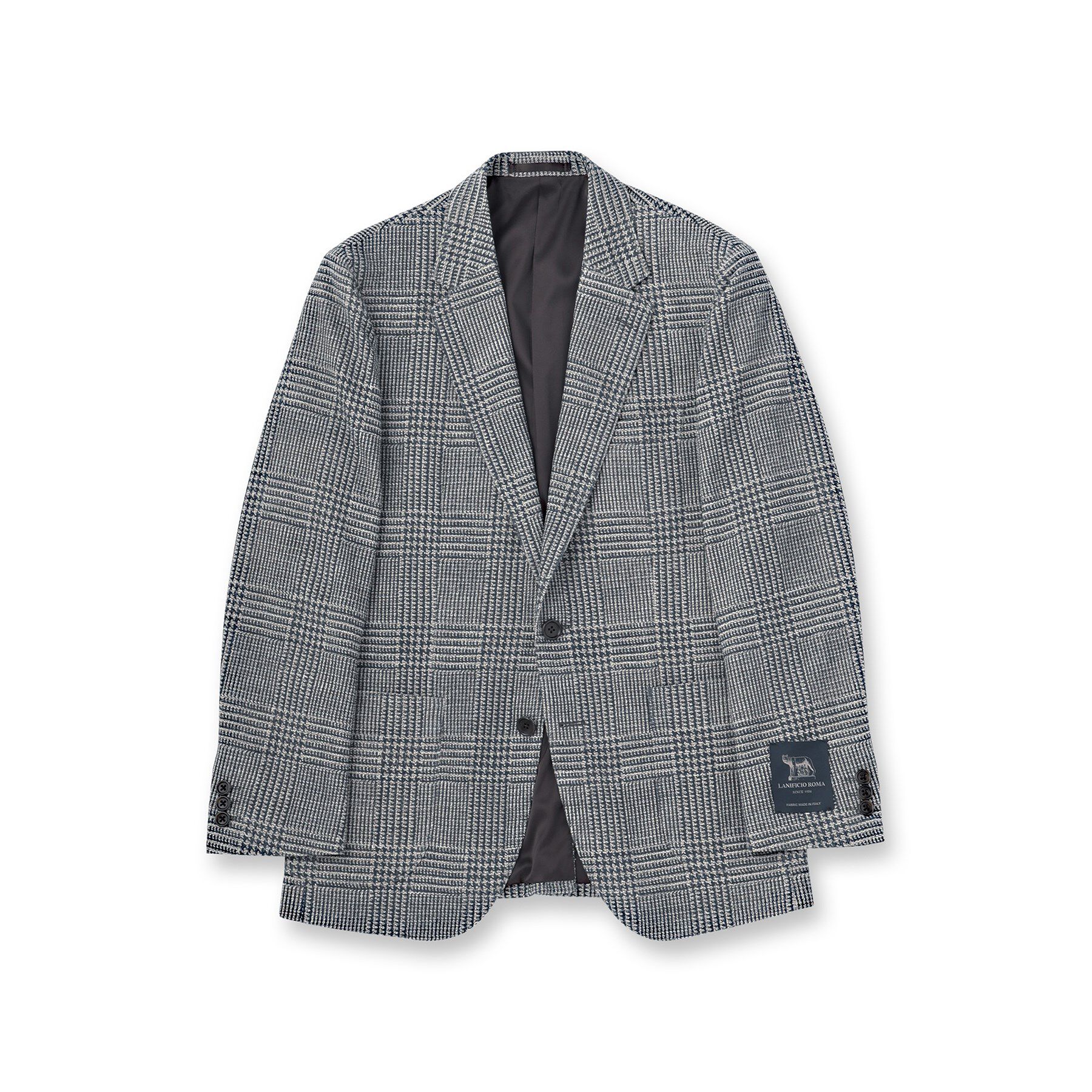 TAKEO KIKUCHI「グレンチェックプリント ジャージ ジャケット」|テーラードジャケット|