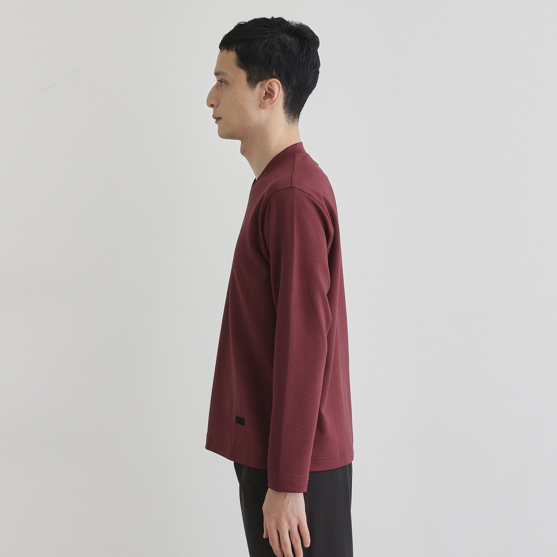 TAKEO KIKUCHI「【尾州織】ブリスタ Vネック カットソー」|Tシャツ・カットソー|