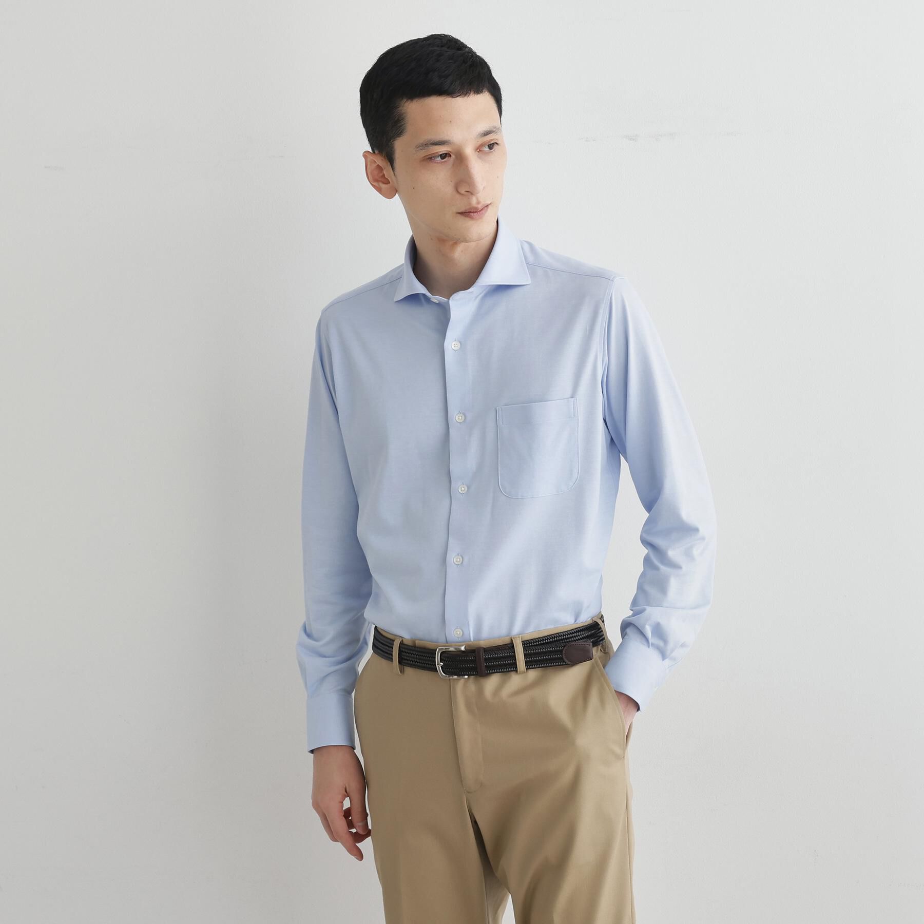 TAKEO KIKUCHI「クールマックス コンパクトジャージ シャツ」|シャツ・ブラウス|