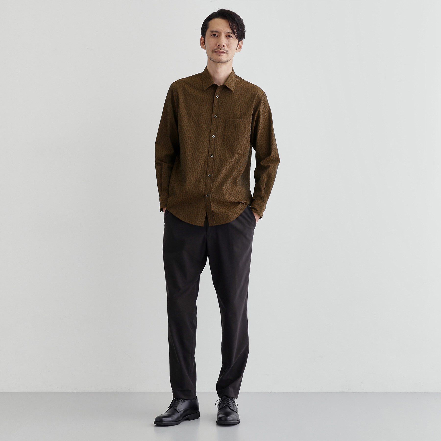 TAKEO KIKUCHI「【Made in JAPAN】播州織 ドビー千鳥シャツ」|シャツ・ブラウス|