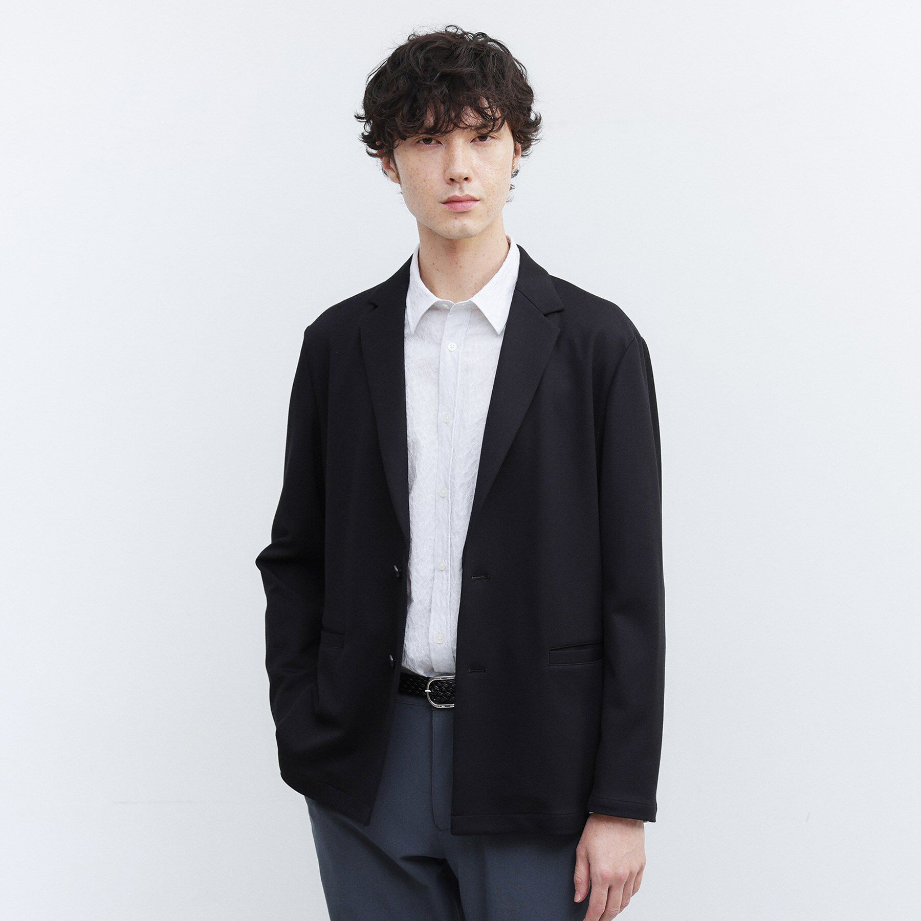 TAKEO KIKUCHI「【JUST ONE LAYER】ダウンファブリック テーラード ジャケット」|テーラードジャケット|