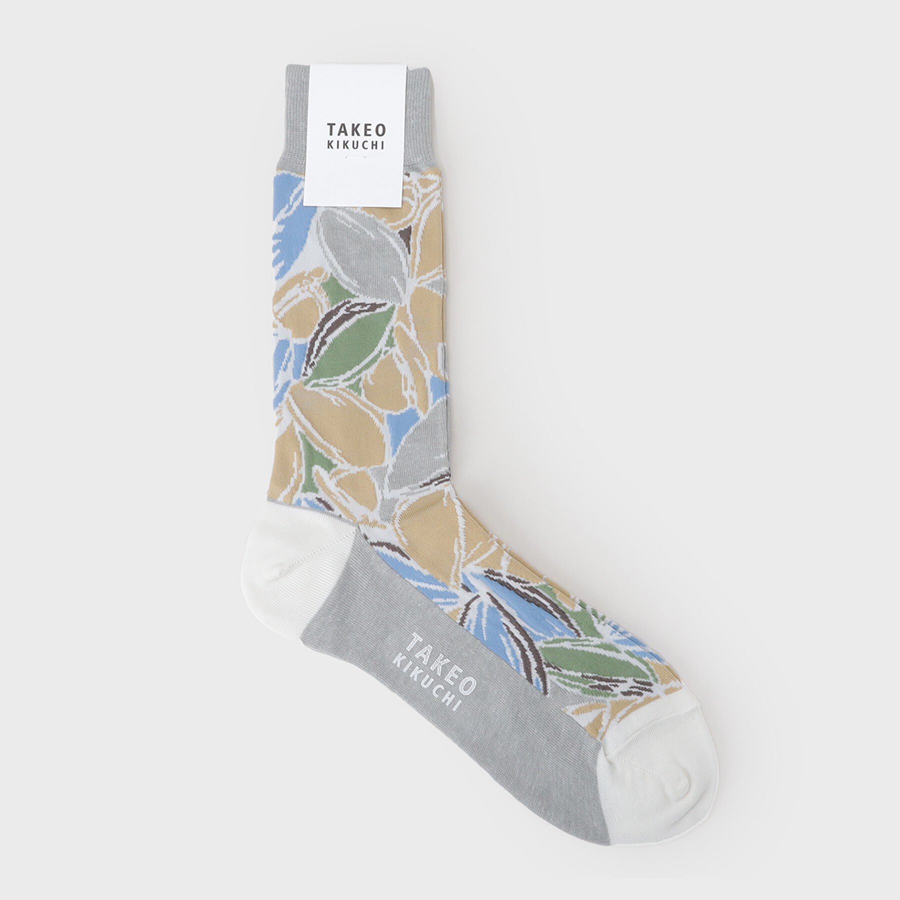 TAKEO KIKUCHI「カカオ柄ソックス」|ソックス|ホワイト(001)