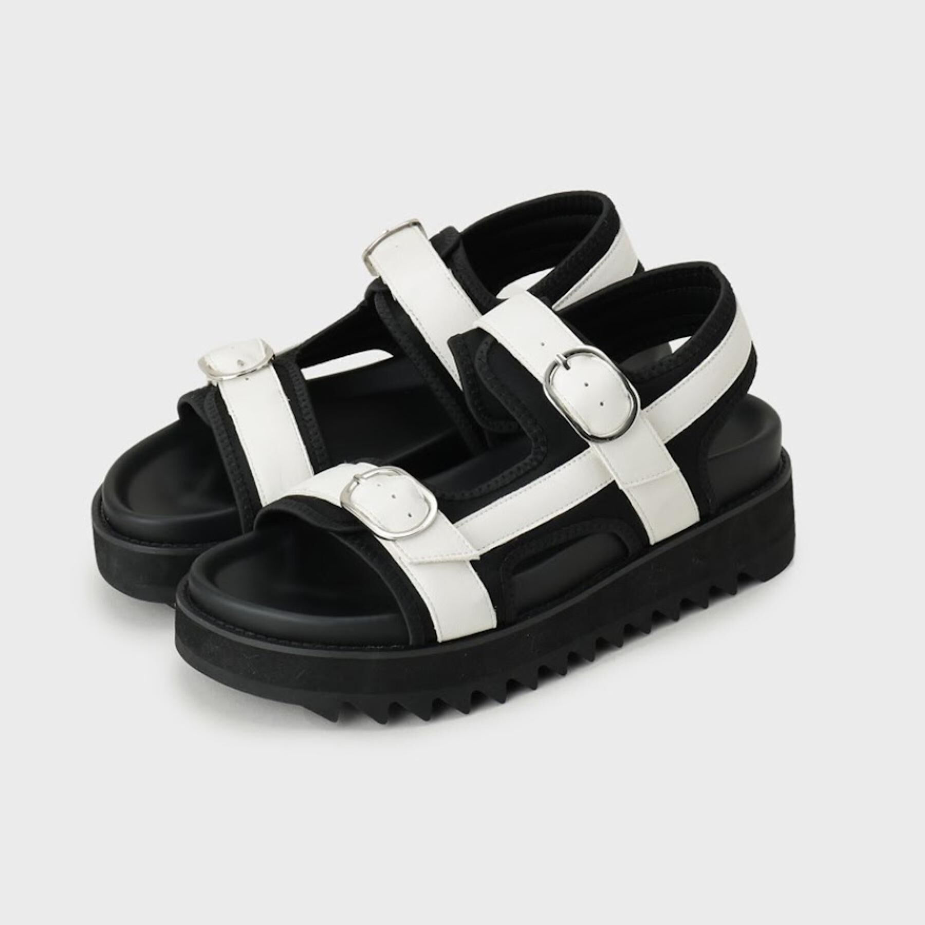 tk.TAKEO KIKUCHI「身長＋4.2cmアソートシャークソールボリュームサンダル」|サンダル|