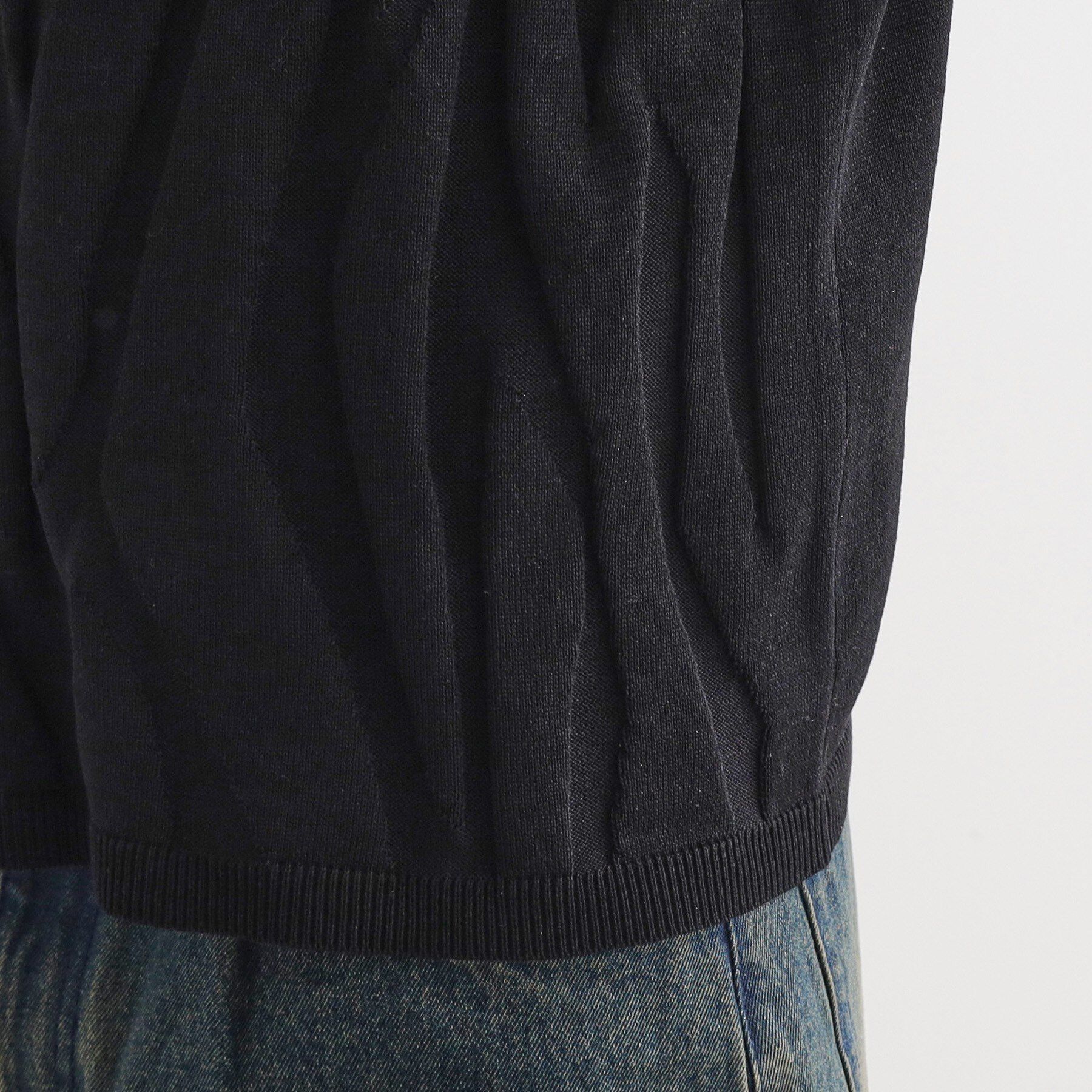 tk.TAKEO KIKUCHI「ジャカードニットポロ」|ニット・セーター|