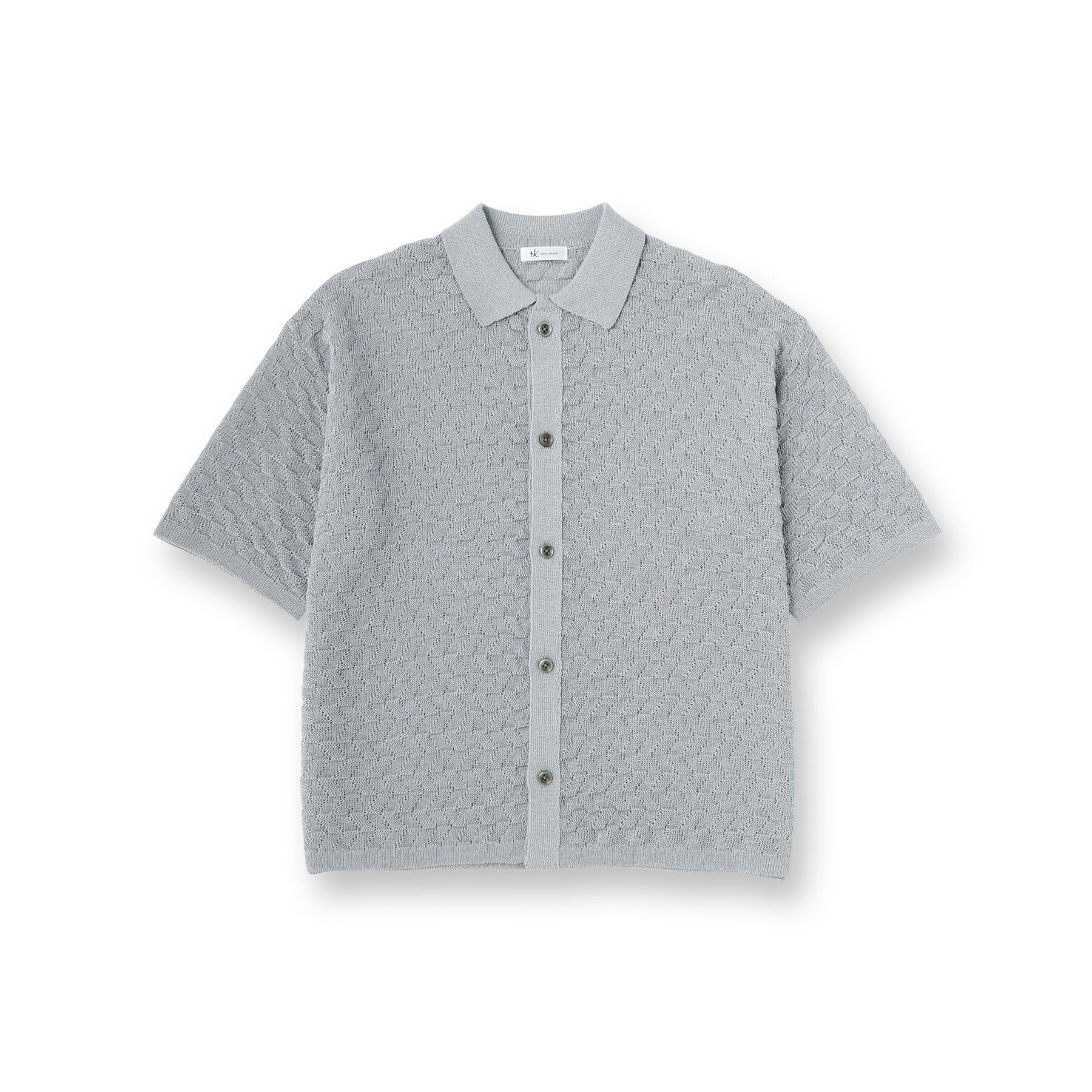 tk.TAKEO KIKUCHI「ニットポロカーディガン」|カーディガン|