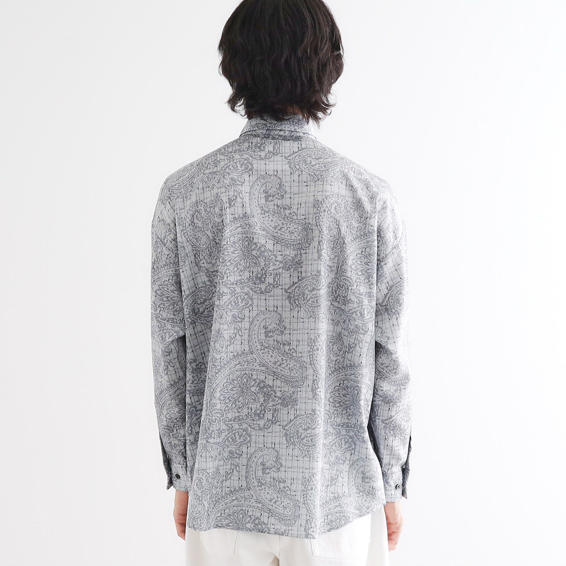 tk.TAKEO KIKUCHI「【ネクタイ付】チェックオンペイズリージャカードシャツ」|シャツ・ブラウス|