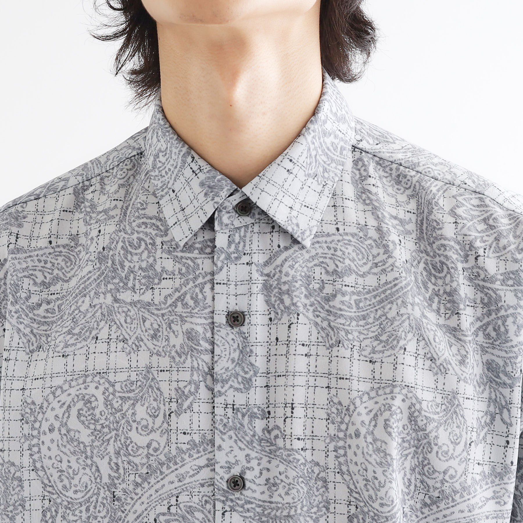 tk.TAKEO KIKUCHI「【ネクタイ付】チェックオンペイズリージャカードシャツ」|シャツ・ブラウス|