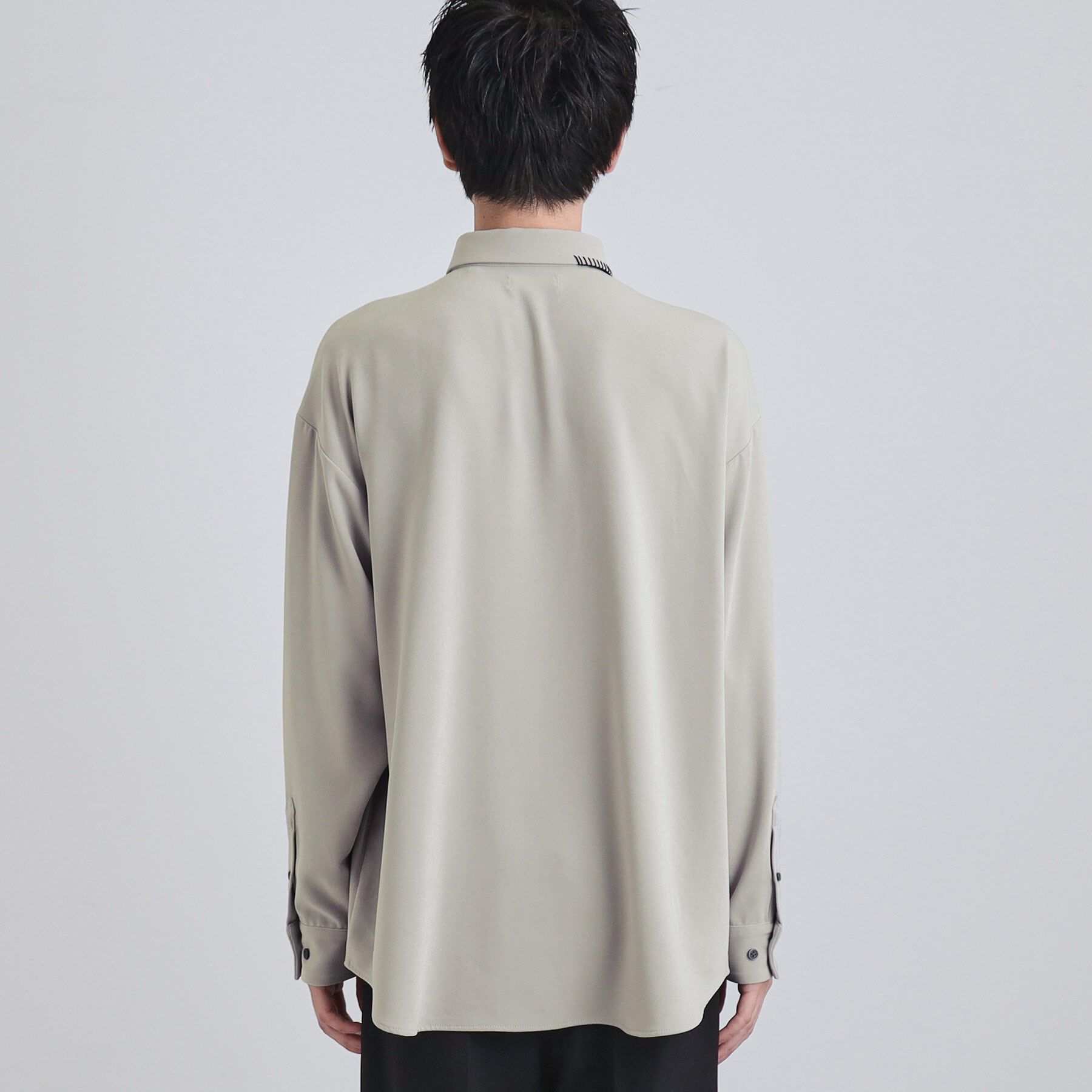 tk.TAKEO KIKUCHI「なめらかスエードタッチステッチシャツ」|シャツ・ブラウス|