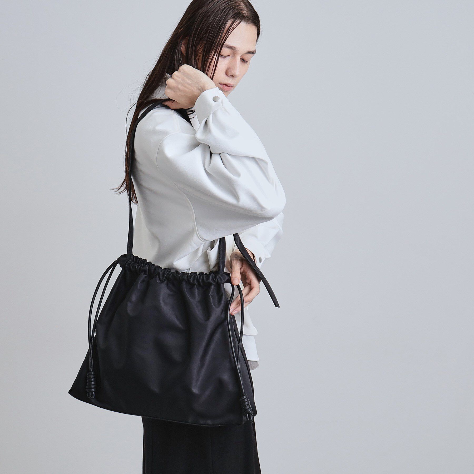 tk.TAKEO KIKUCHI「【累計12000個突破！！】ルーズビッグショルダーバッグ／たすき掛け／ビッグ／A4サイズ収納可能」|ショルダー・メッセンジャー|