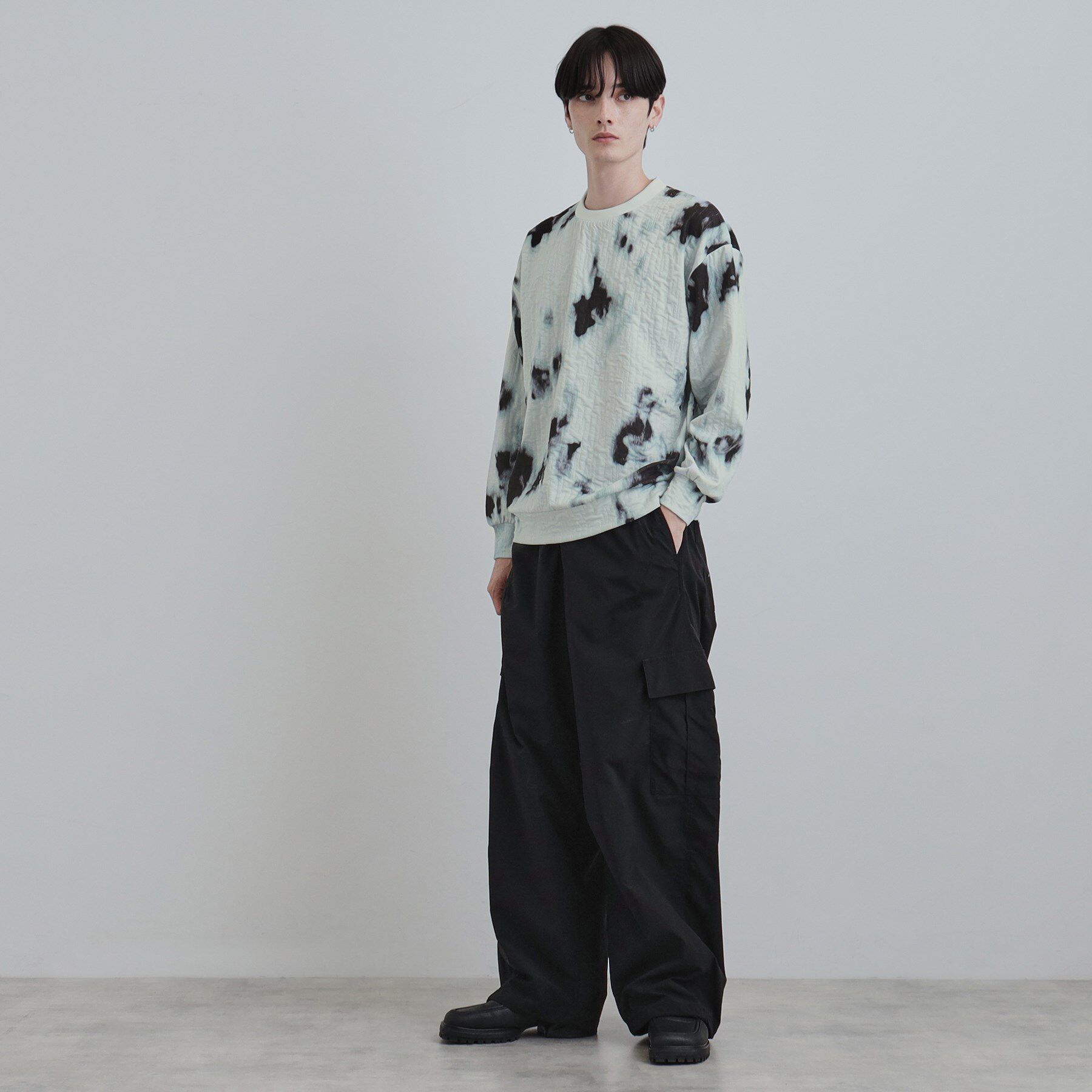 tk.TAKEO KIKUCHI「ブラーアブストカットソー」|Tシャツ・カットソー|