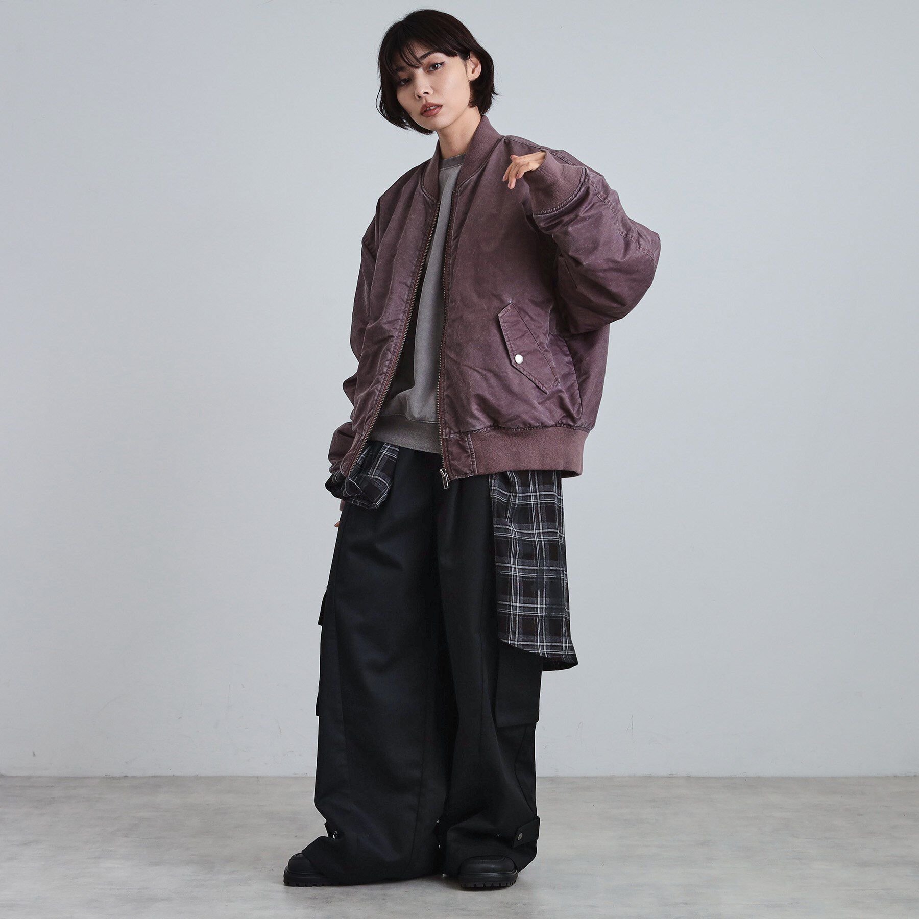 tk.TAKEO KIKUCHI「ヴィンテージライクMA‐1」|ブルゾン・スタジャン|