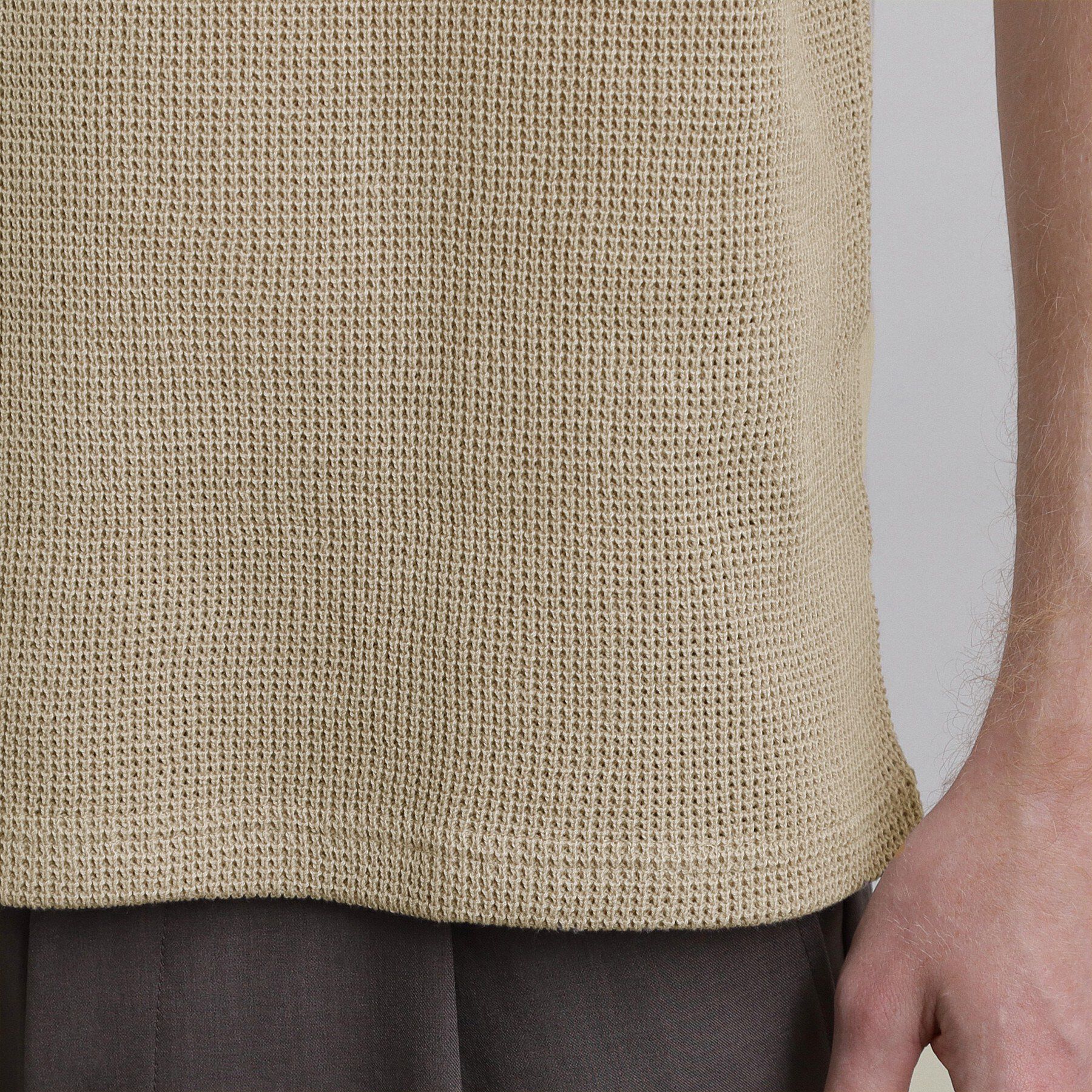 tk.TAKEO KIKUCHI「ブロックニット切替カットソー」|Tシャツ・カットソー|