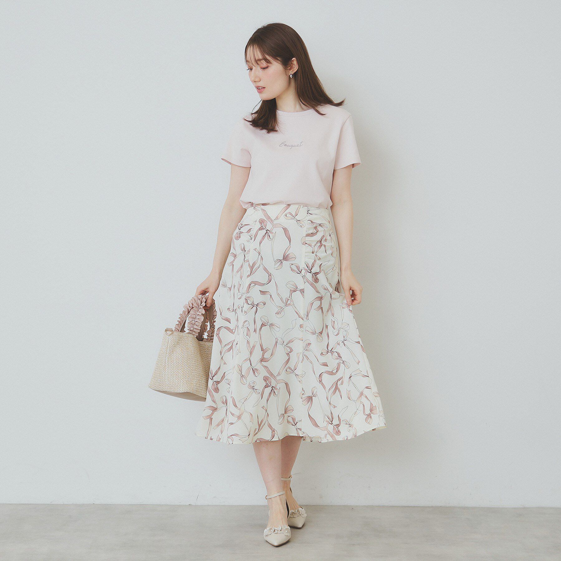 index「ワンポイントロゴ刺繍Tシャツ【UV/接触冷感/洗濯機洗い可】」|Tシャツ・カットソー|