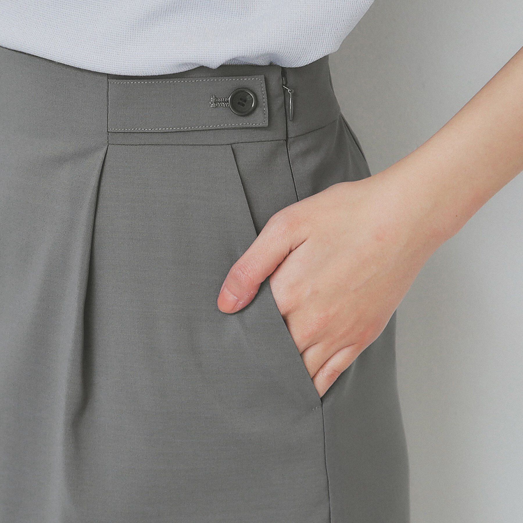 index「ストレッチセミタイトスカート/セットアップ対応【洗濯機洗い可/抗ピル】」|スカート|