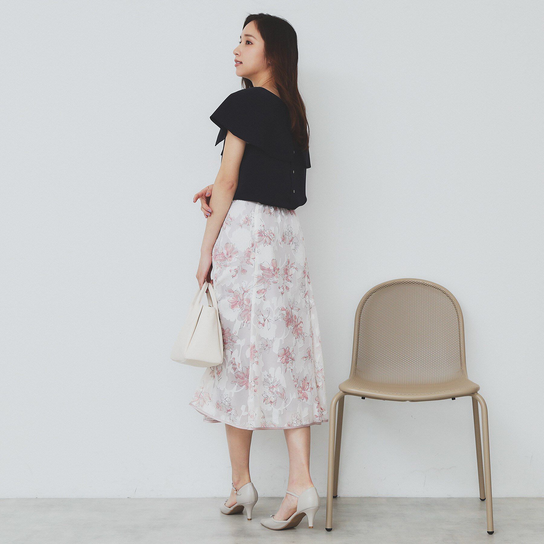 index「前後2wayオフショルカラーブラウス【洗濯機可】」|シャツ・ブラウス|