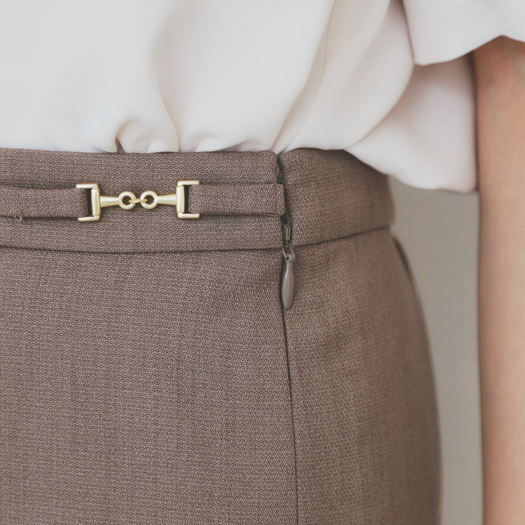 index「麻調マーメイドフレアスカート【洗濯機洗い可/吸水速乾/防シワ/イージーアイロン】」|スカート|