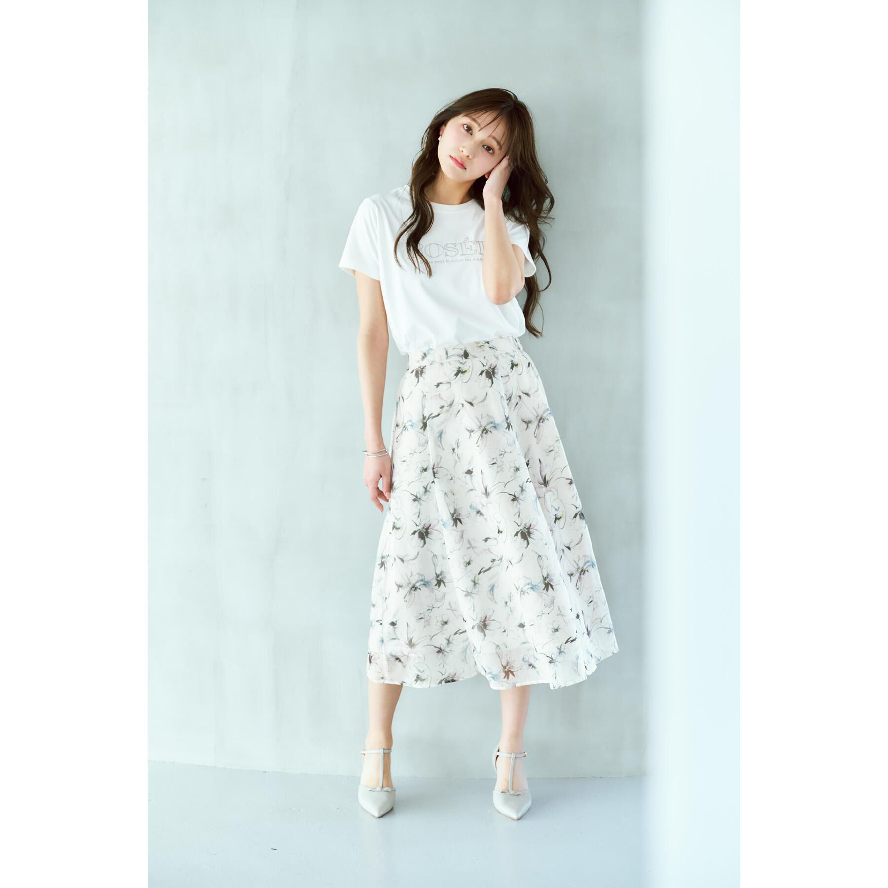 index「フロントロゴ刺繍Tシャツ【UVケア/洗濯機洗い可/接触冷感】」|Tシャツ・カットソー|