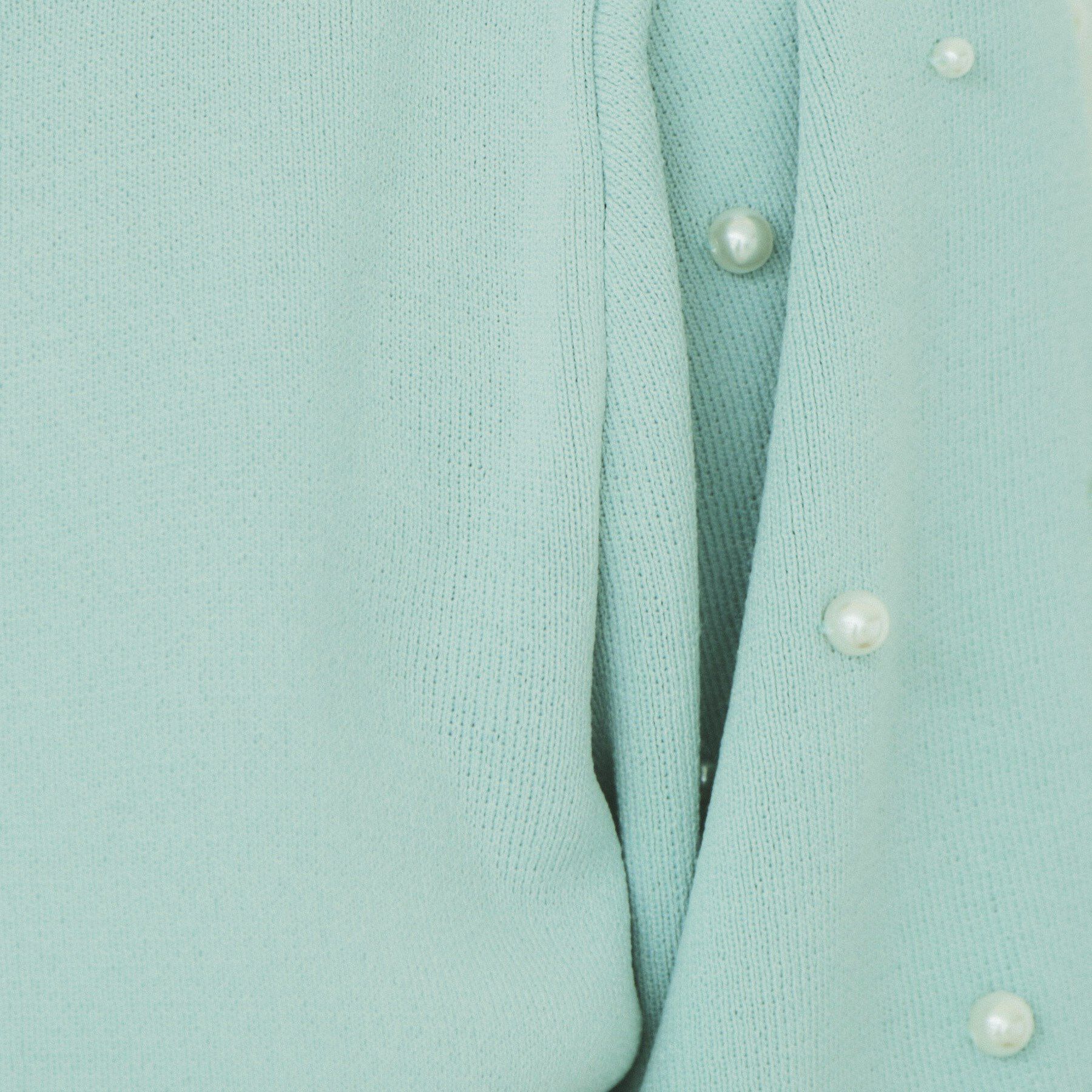 index「ドライタッチ パール調パフスリーブニット【洗濯機洗い可/UVケア/抗ピル/接触冷感】」|ニット・セーター|