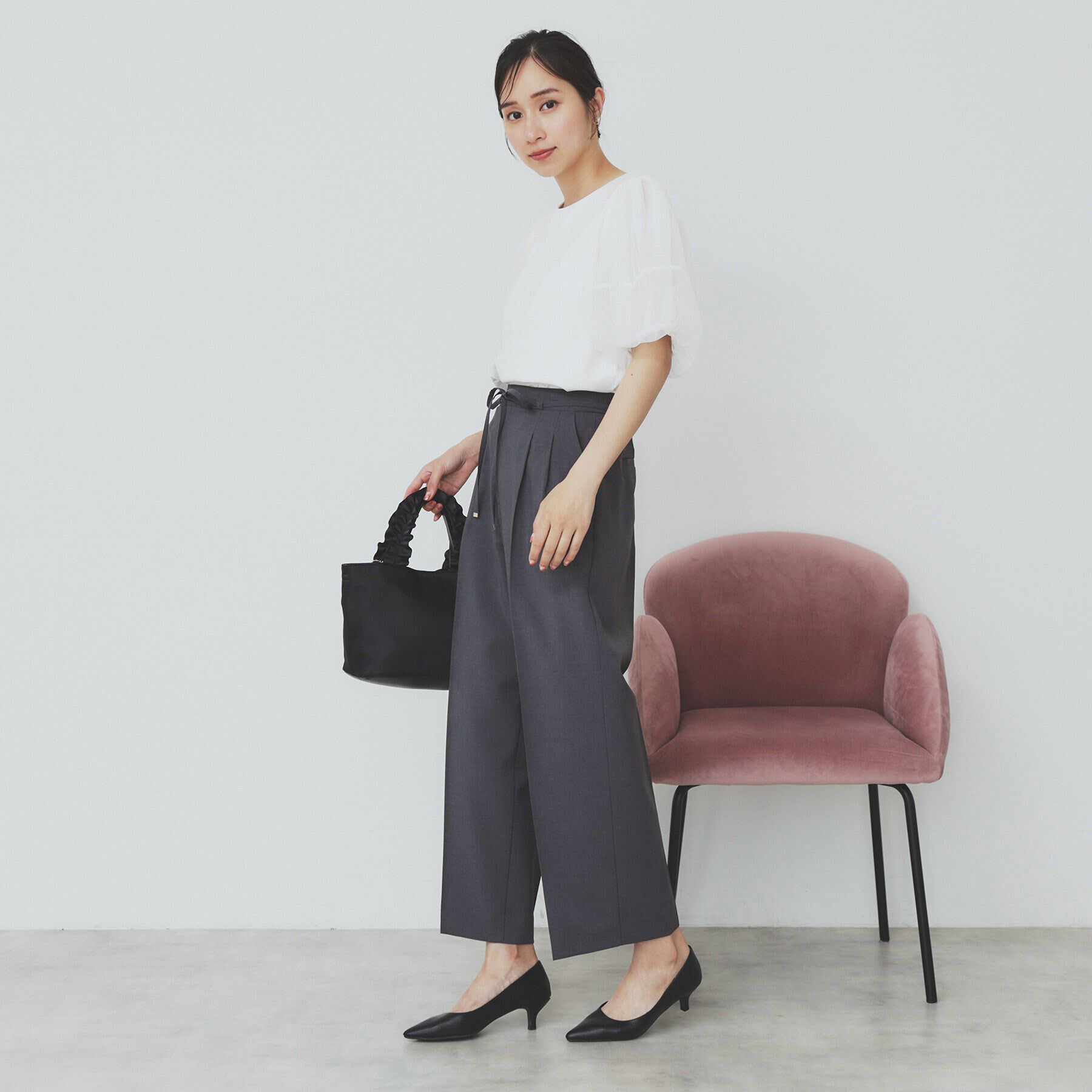 index「ストレッチ2タックワイドパンツ【洗濯機洗い可/接触冷感/吸水速乾】」|その他|