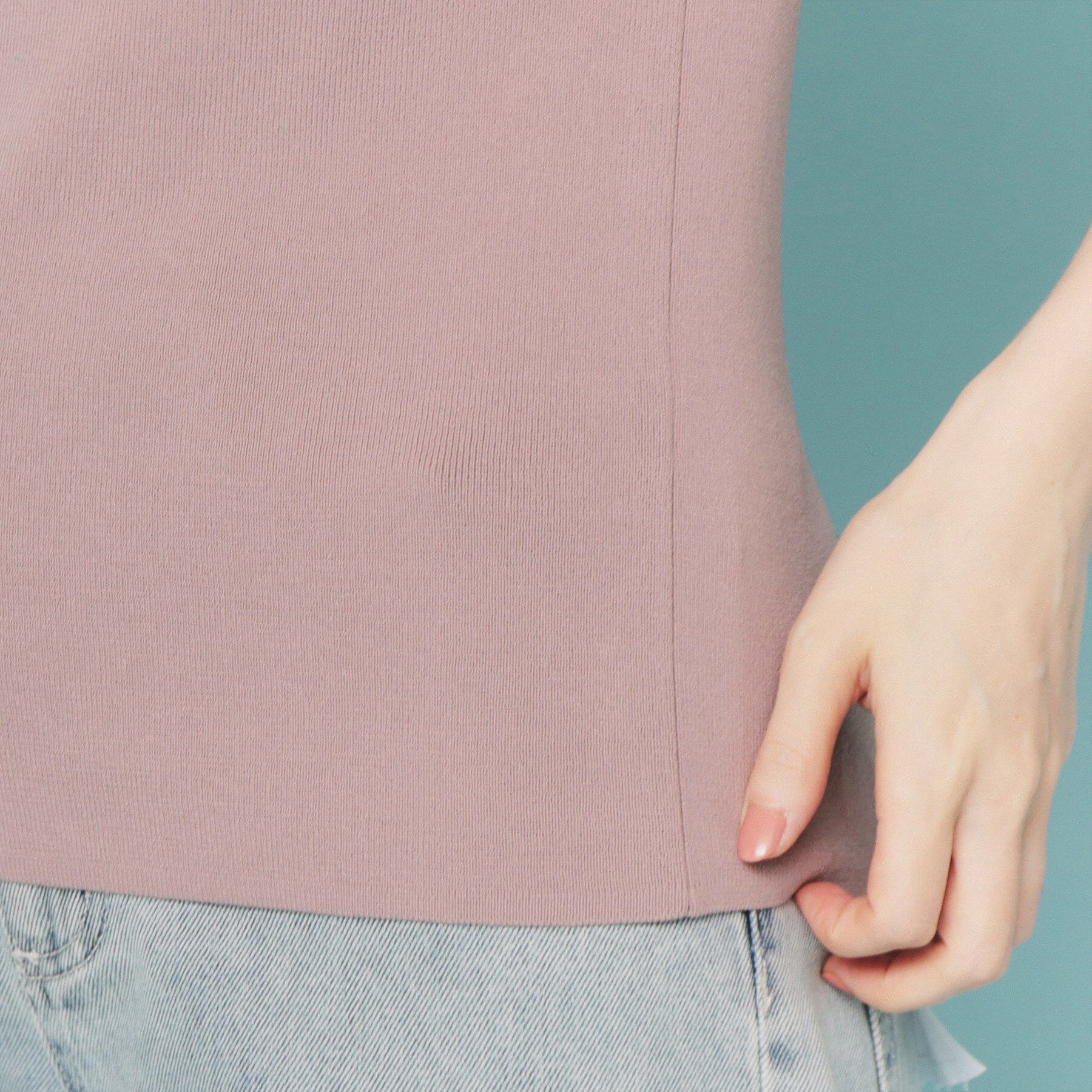 index「リボンスリーブドッキングニット【洗濯機洗い可/抗ピル】」|ニット・セーター|