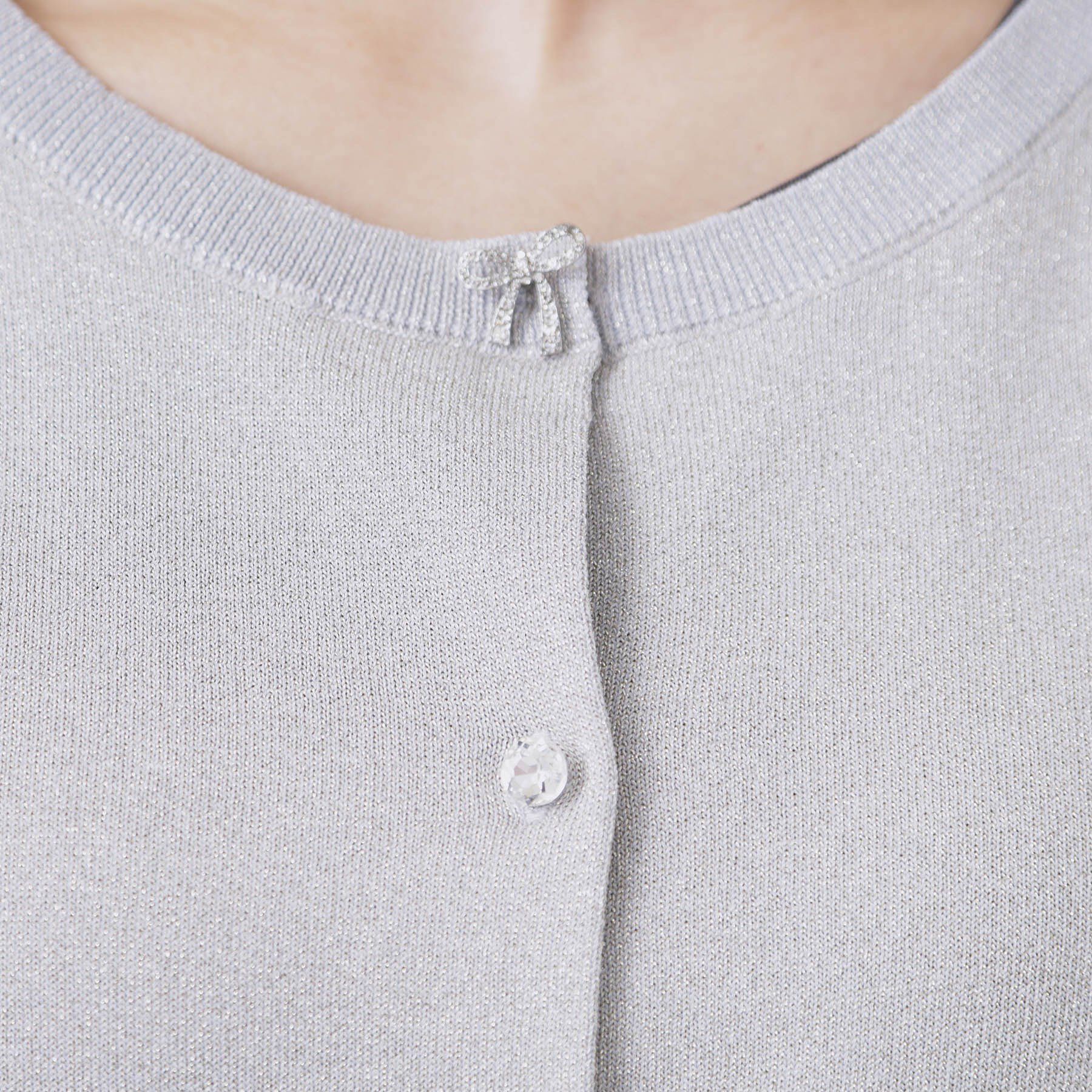 index「クルーネック半袖カーディガン【洗濯機洗い可/抗ピル/UVケア】」|カーディガン|