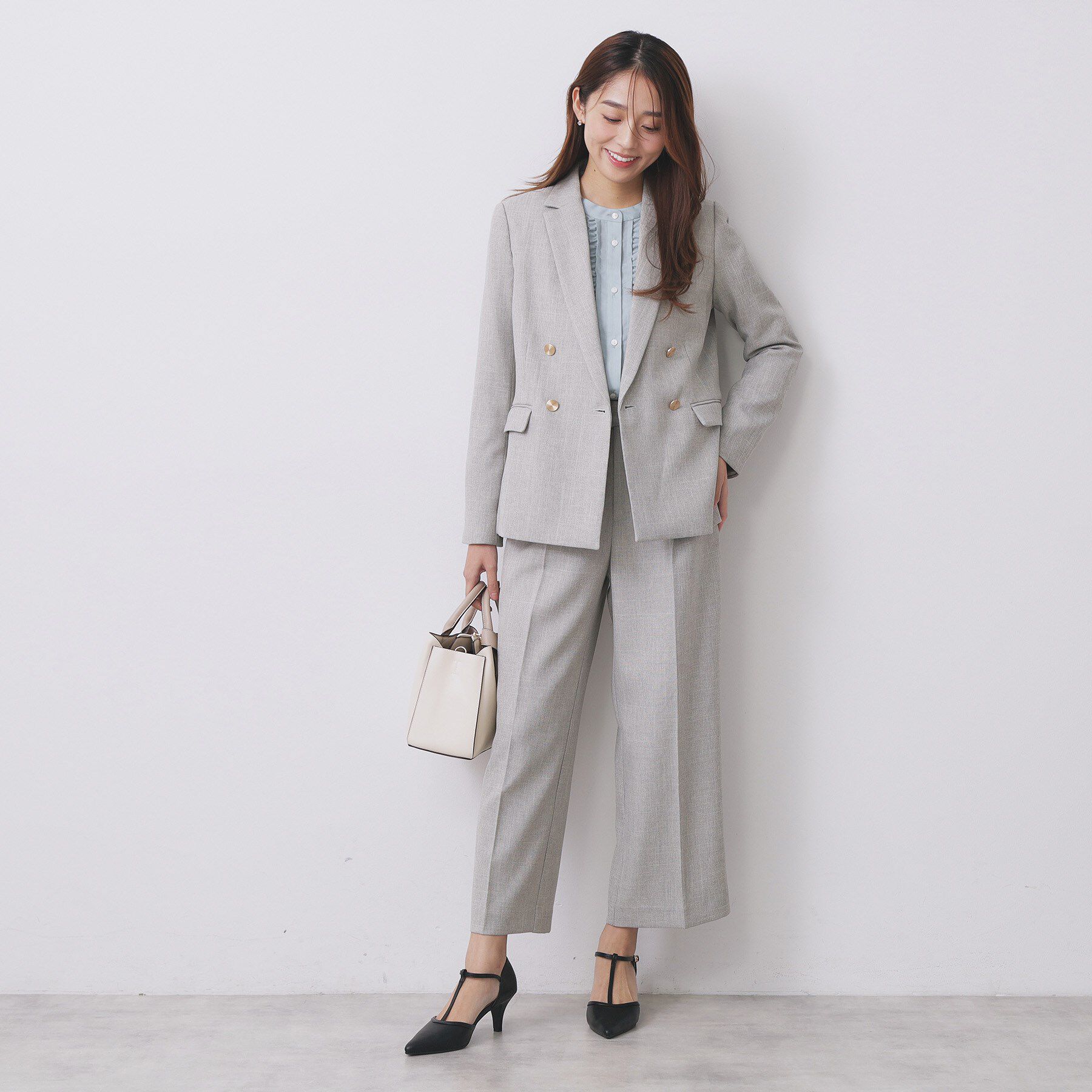 index「ワイドストレートパンツ/セットアップ対応可【洗濯機OK/イージーアイロン】」|その他|