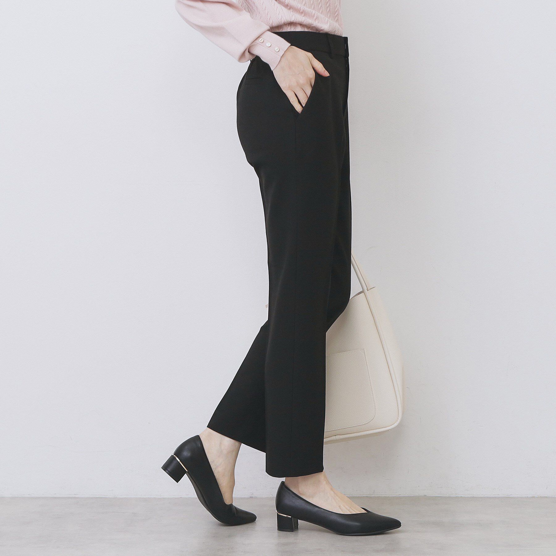 index「ウォームストレッチテーパードパンツ【洗濯機OK/防シワ/吸湿発熱】《XS～3L》」|その他|