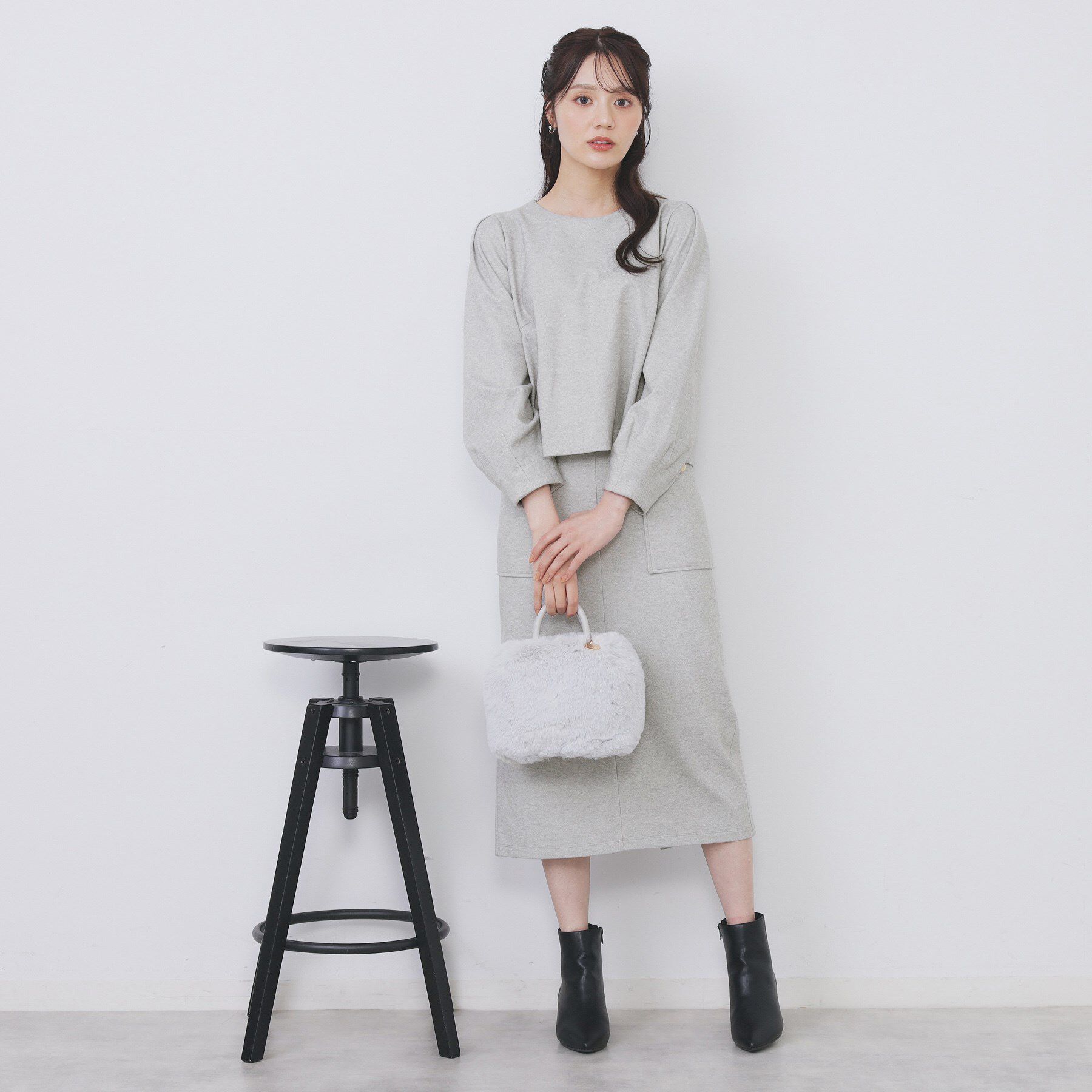 index「コンパクトパフトップス【洗濯機OK/抗ピル/ストレッチ】」|Tシャツ・カットソー|