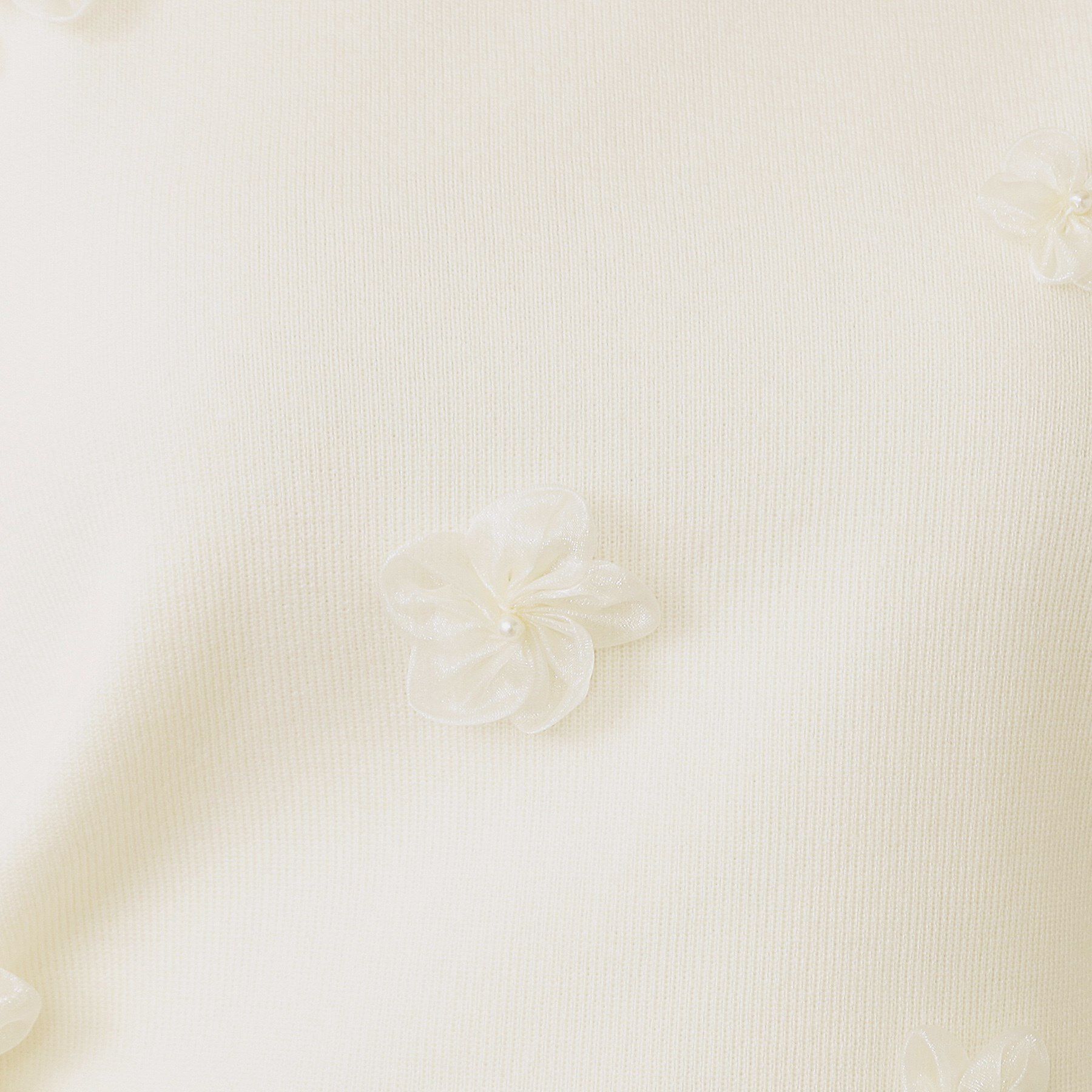 index「フラワーモチーフハイネックニット【洗える】」|ニット・セーター|